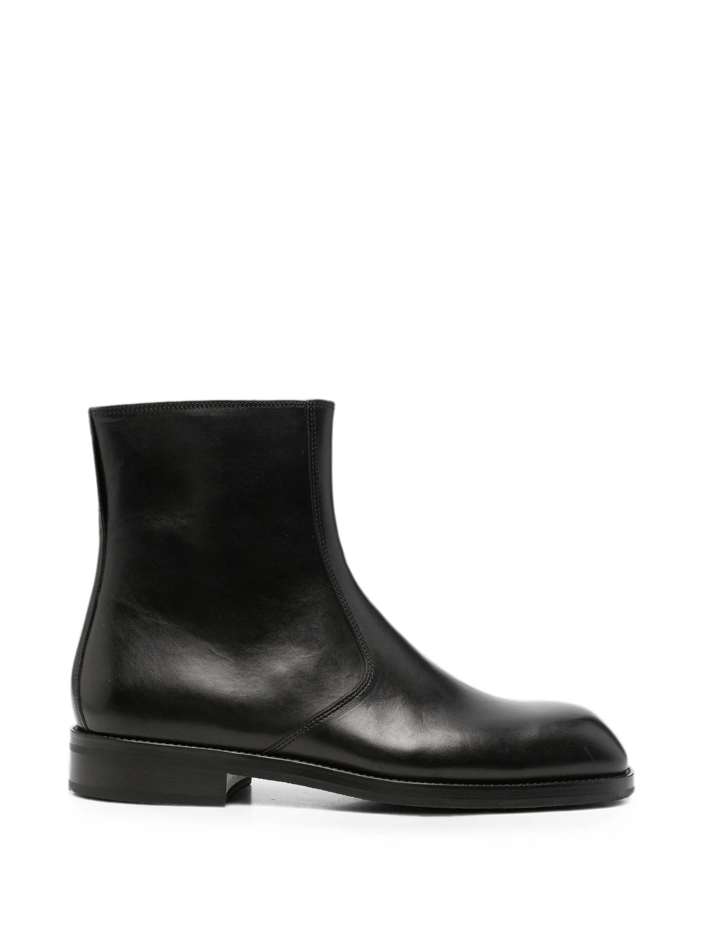 leather ankle boots