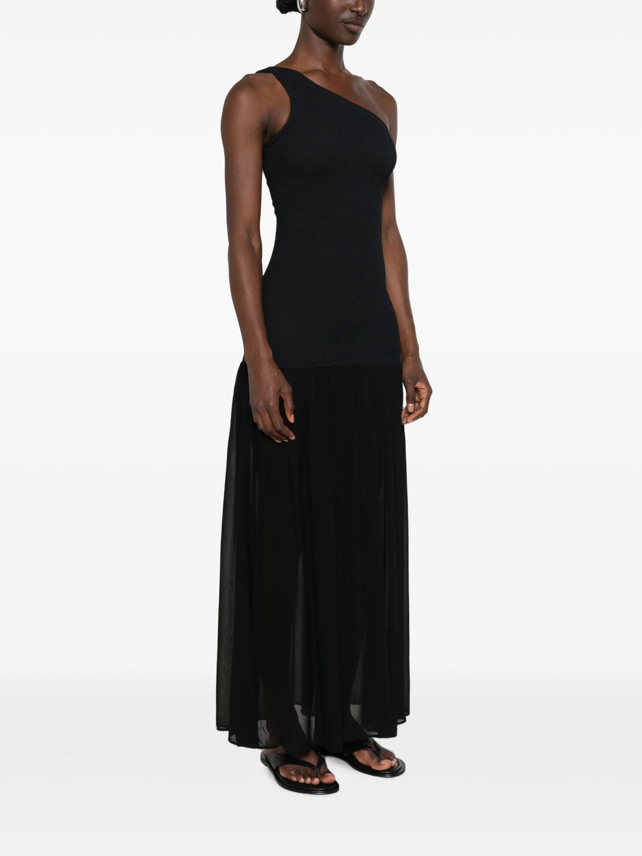 Sandy one-shoulder maxi dress