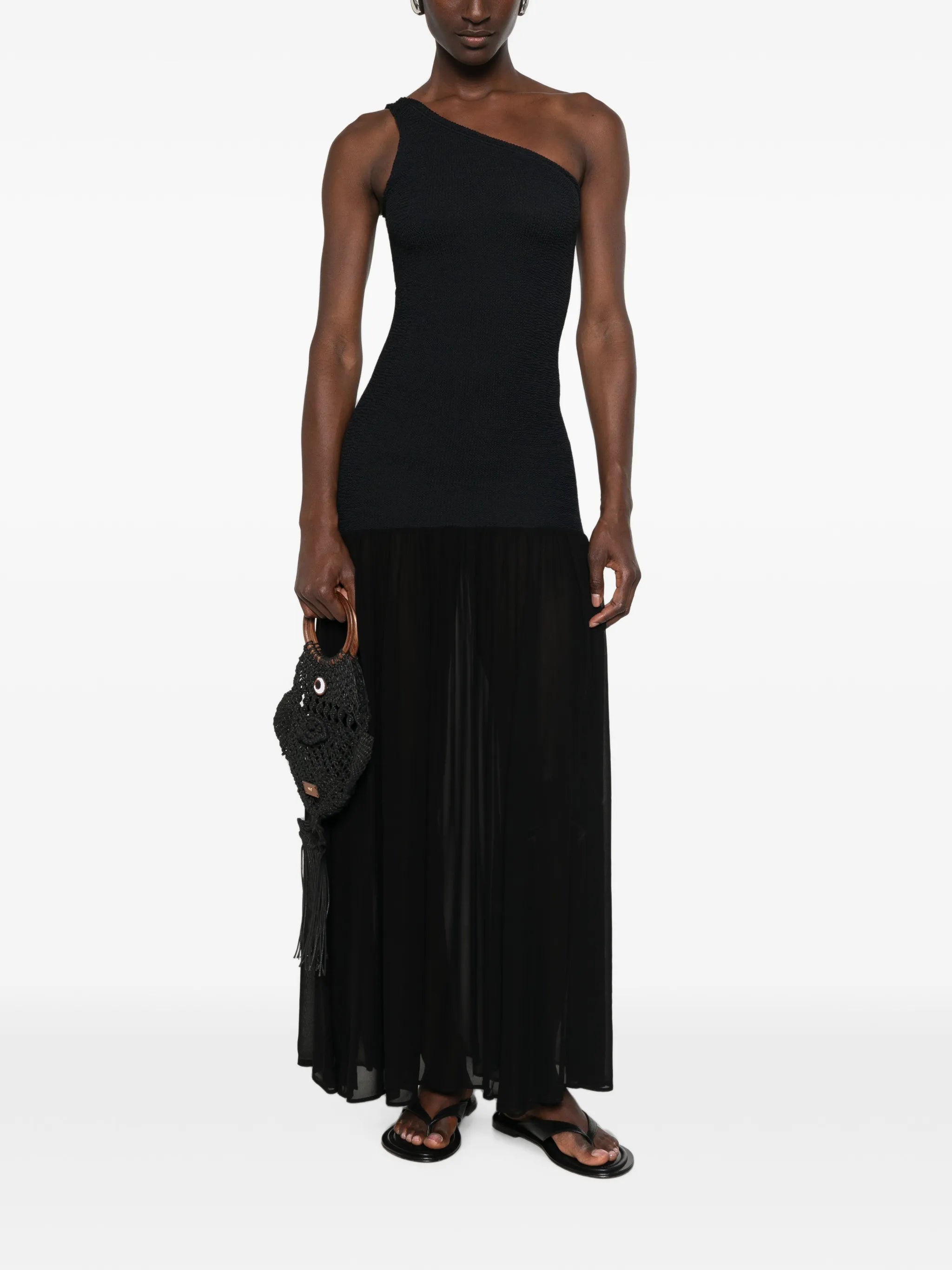 Sandy one-shoulder maxi dress