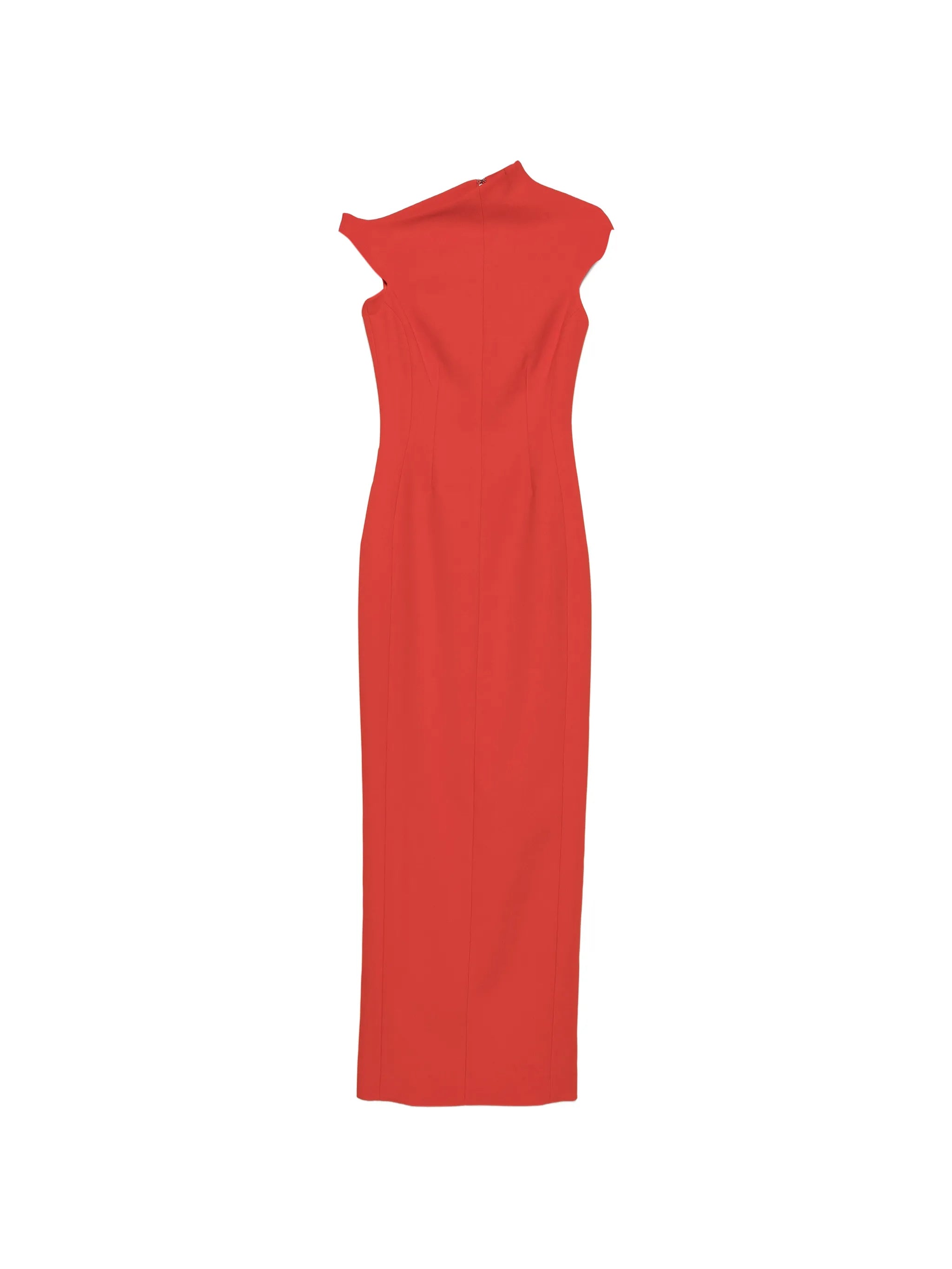 Arion high-neck cap-sleeve maxi dress