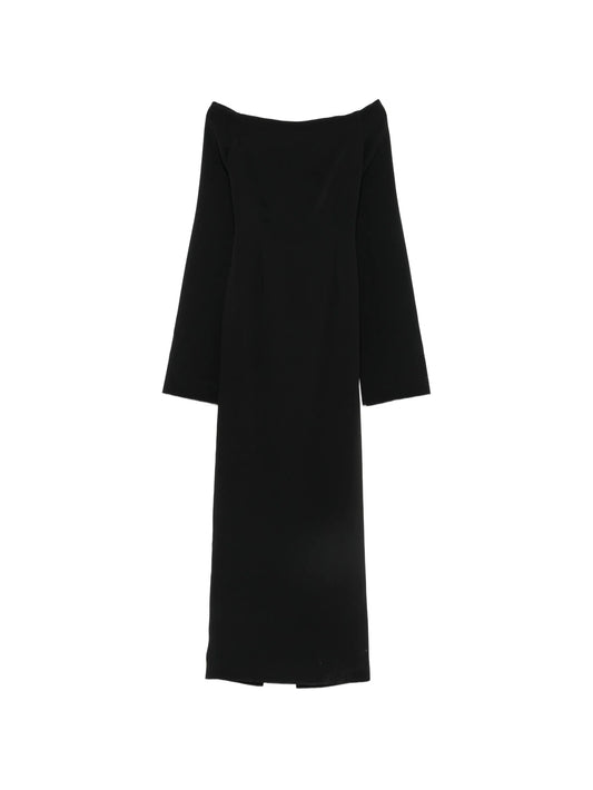 Marcella off-shoulder bell-sleeve maxi dress
