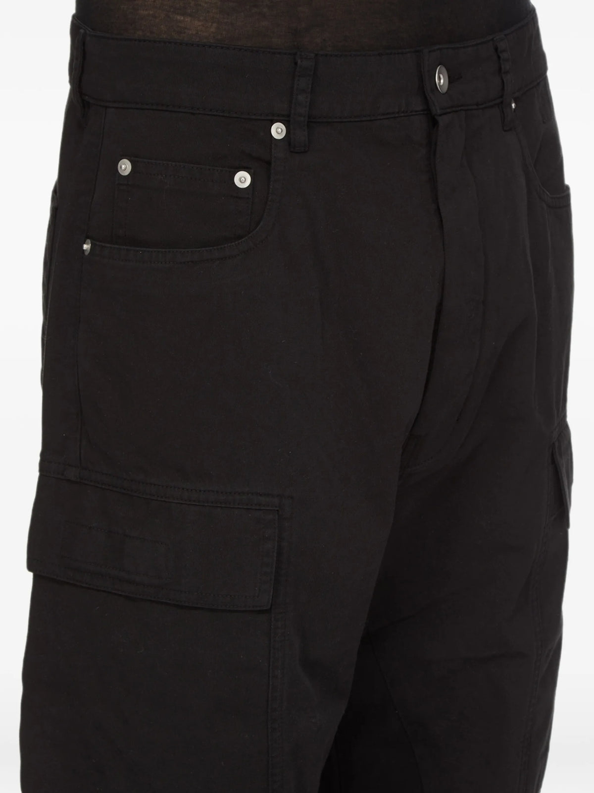 Tower double cargo jeans in cotton twill