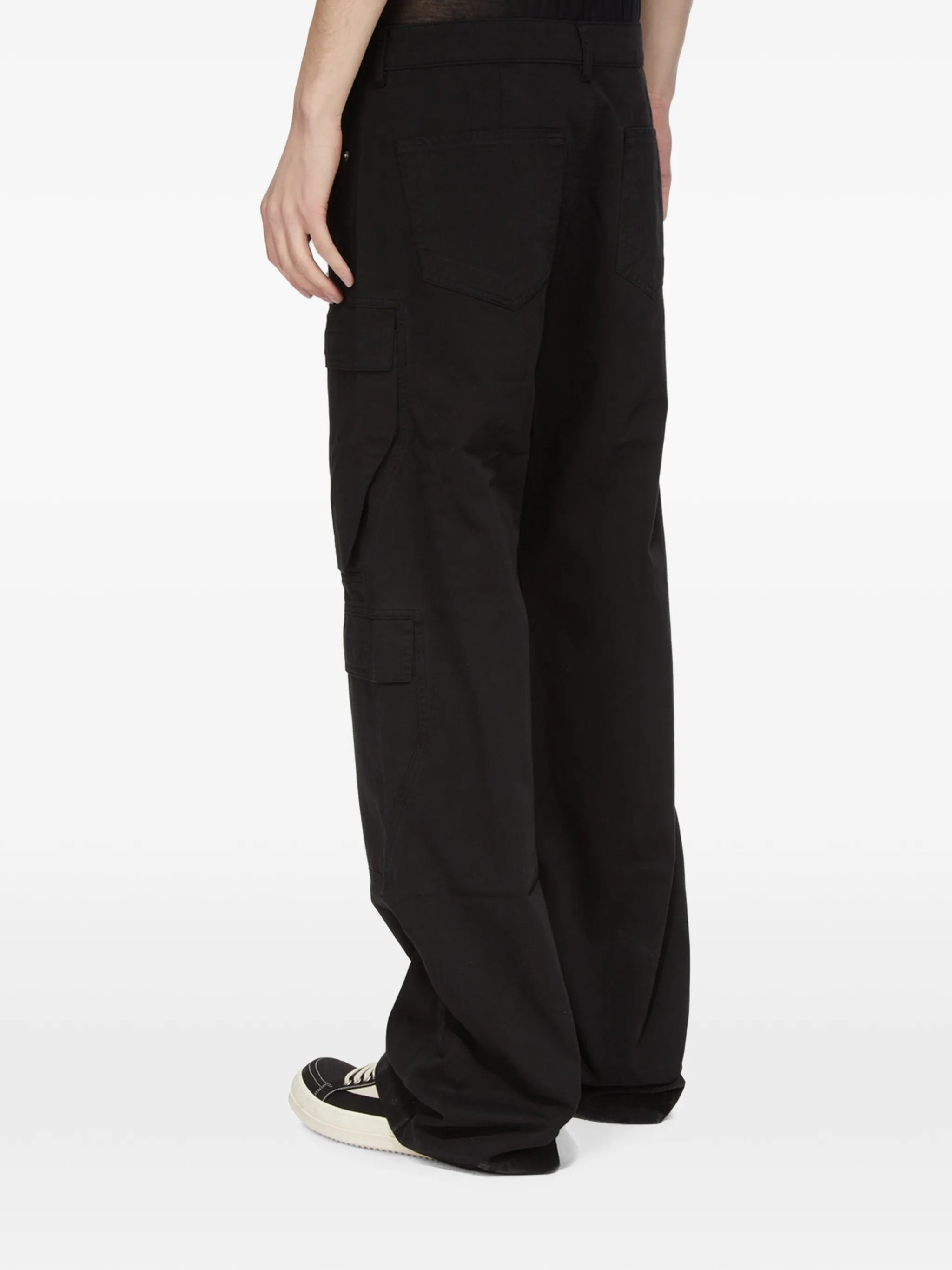 Tower double cargo jeans in cotton twill