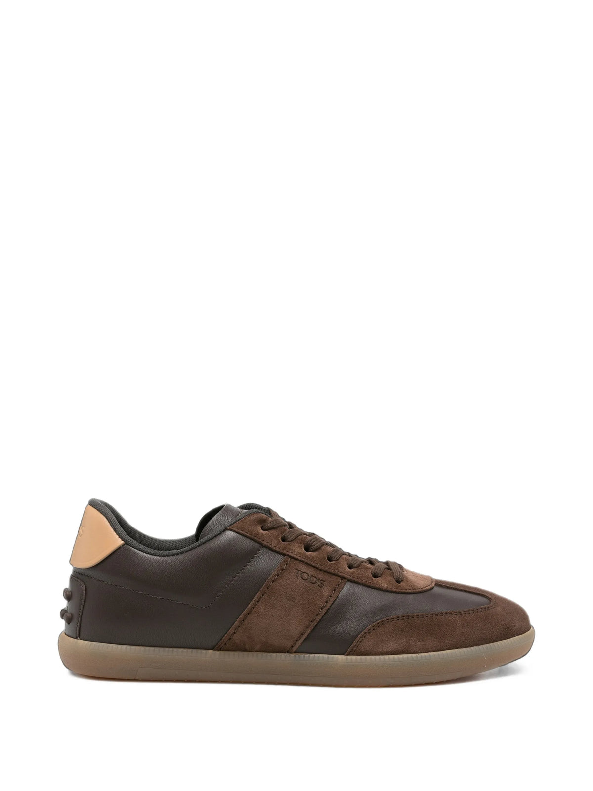 Tabs suede-panel sneakers