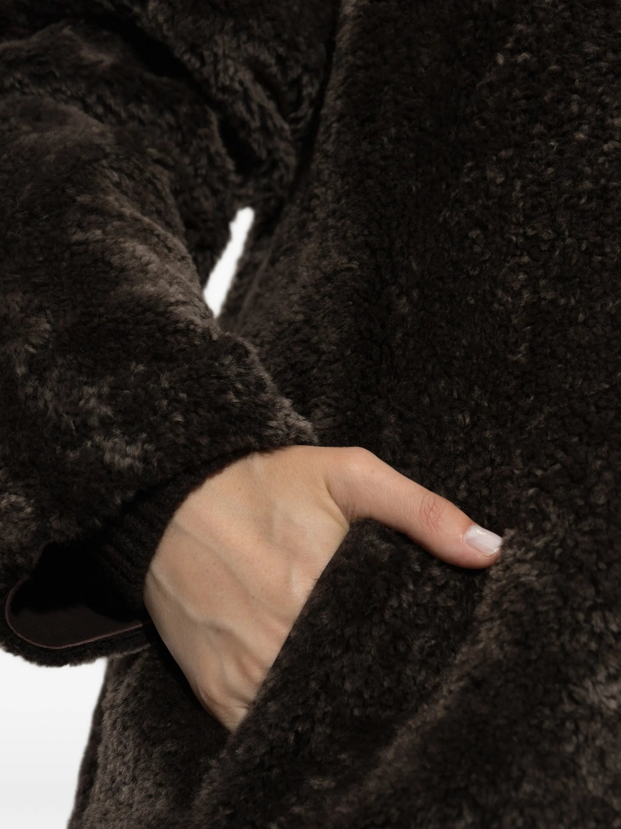 Ines faux-fur coat