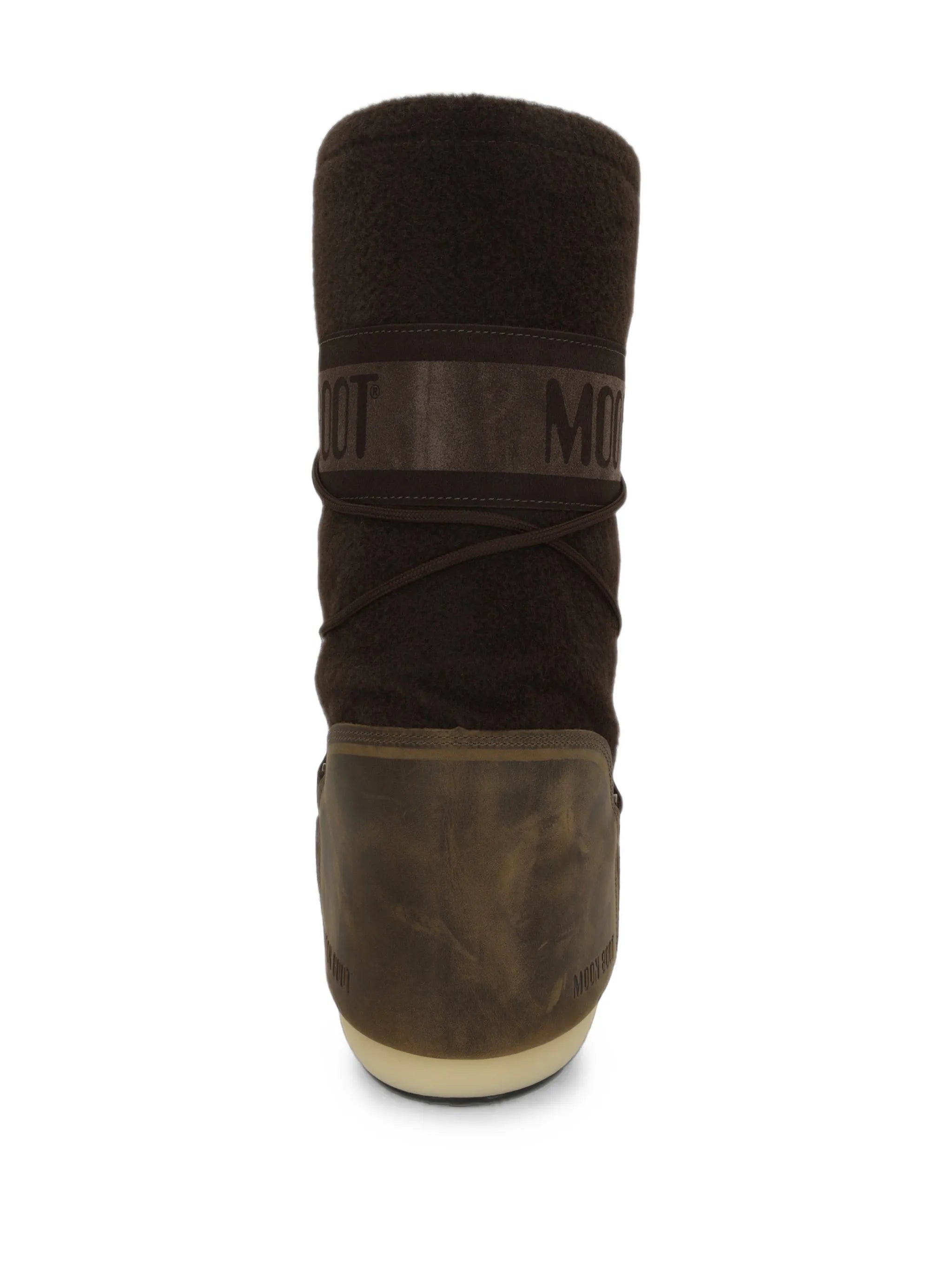 Icon nubuck dark brown felt boots
