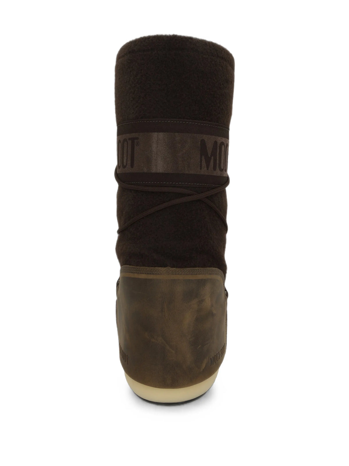 Icon nubuck dark brown felt boots