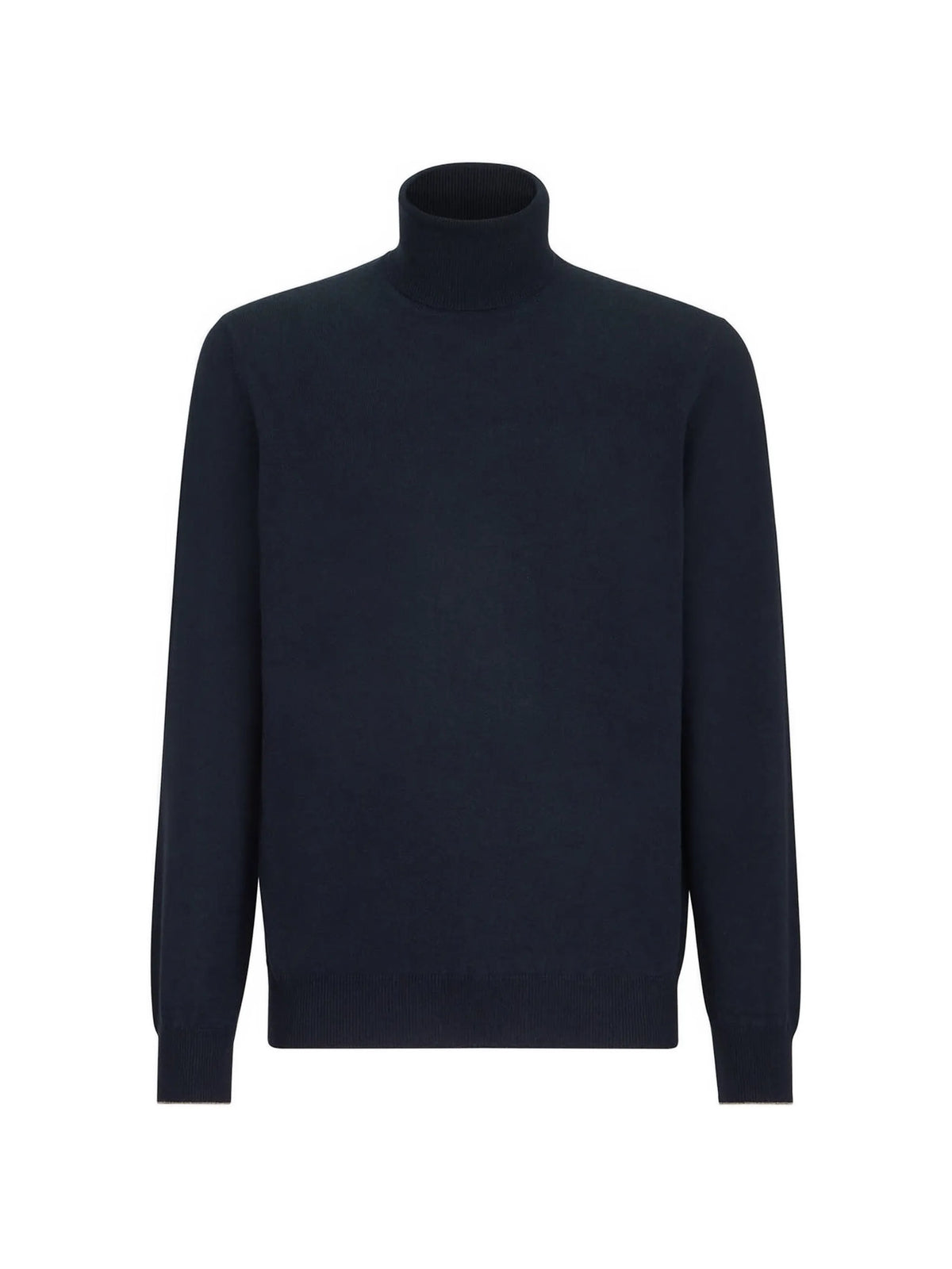 high-neck cashmere sweater