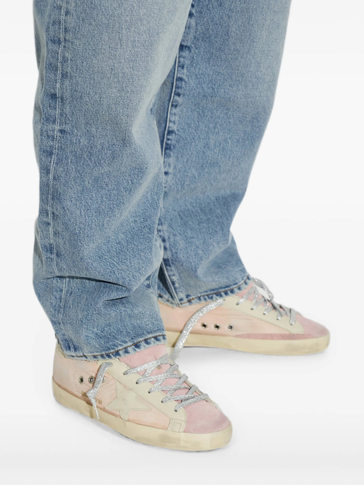 Super-Star distressed sneakers