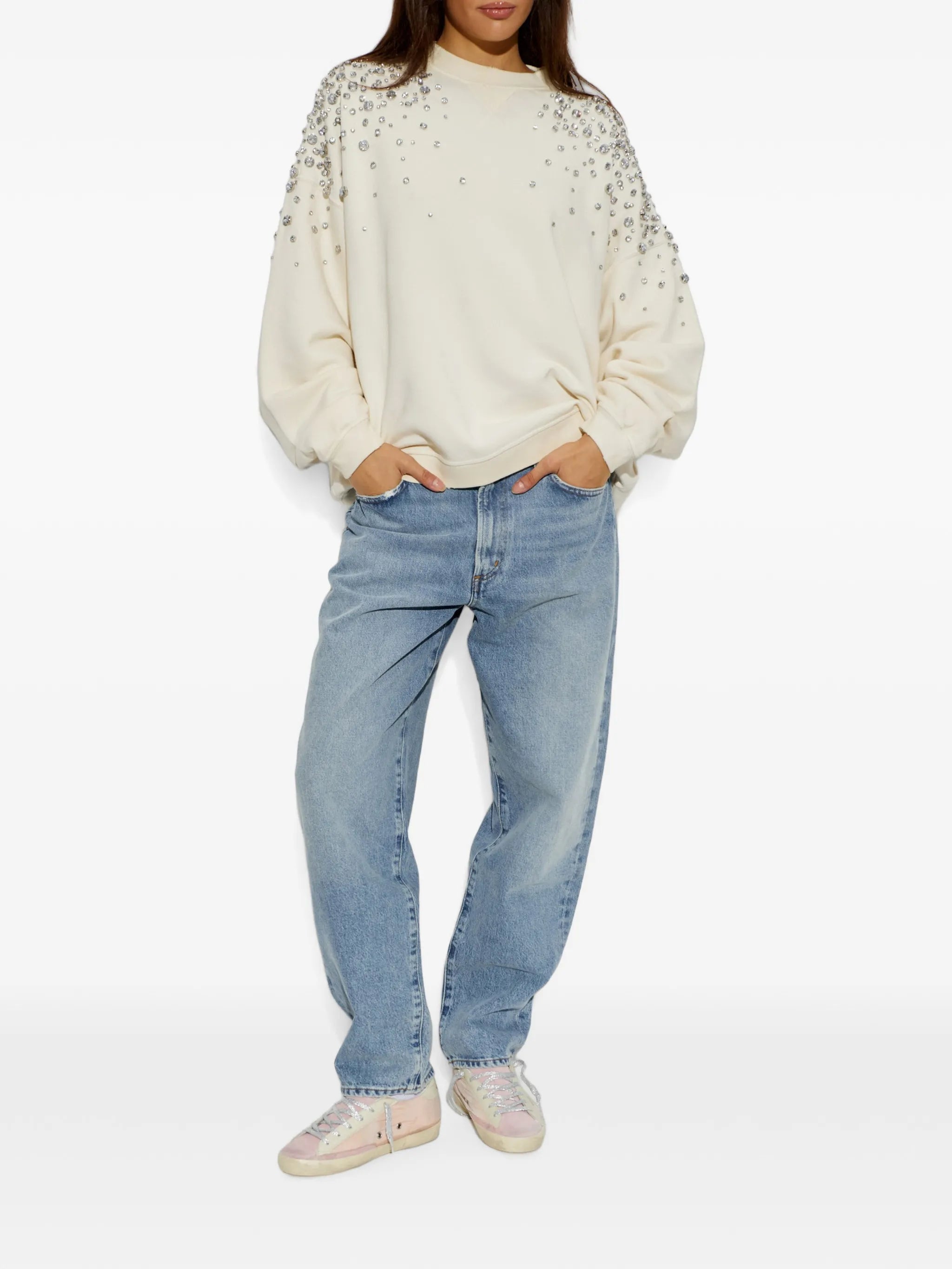 Super-Star distressed sneakers