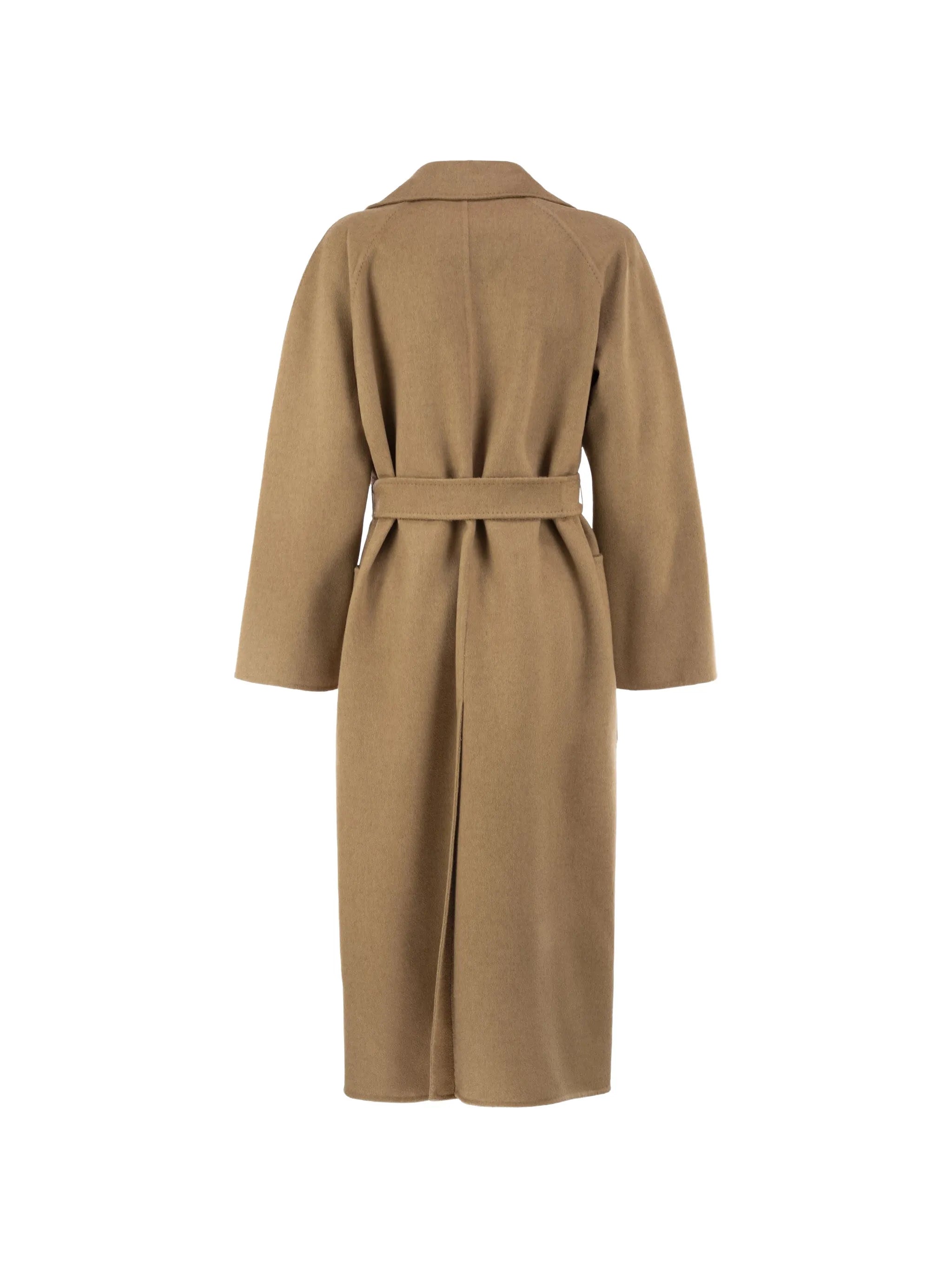 long camel robe coat