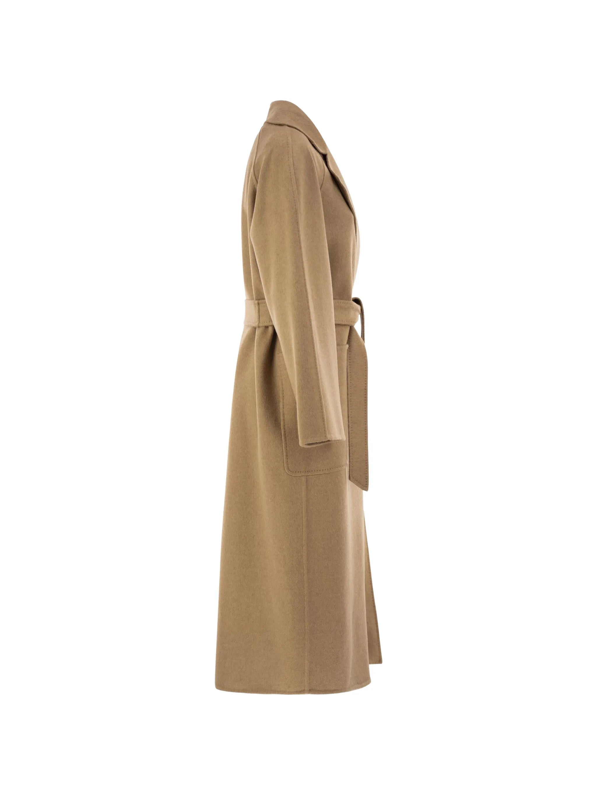 long camel robe coat