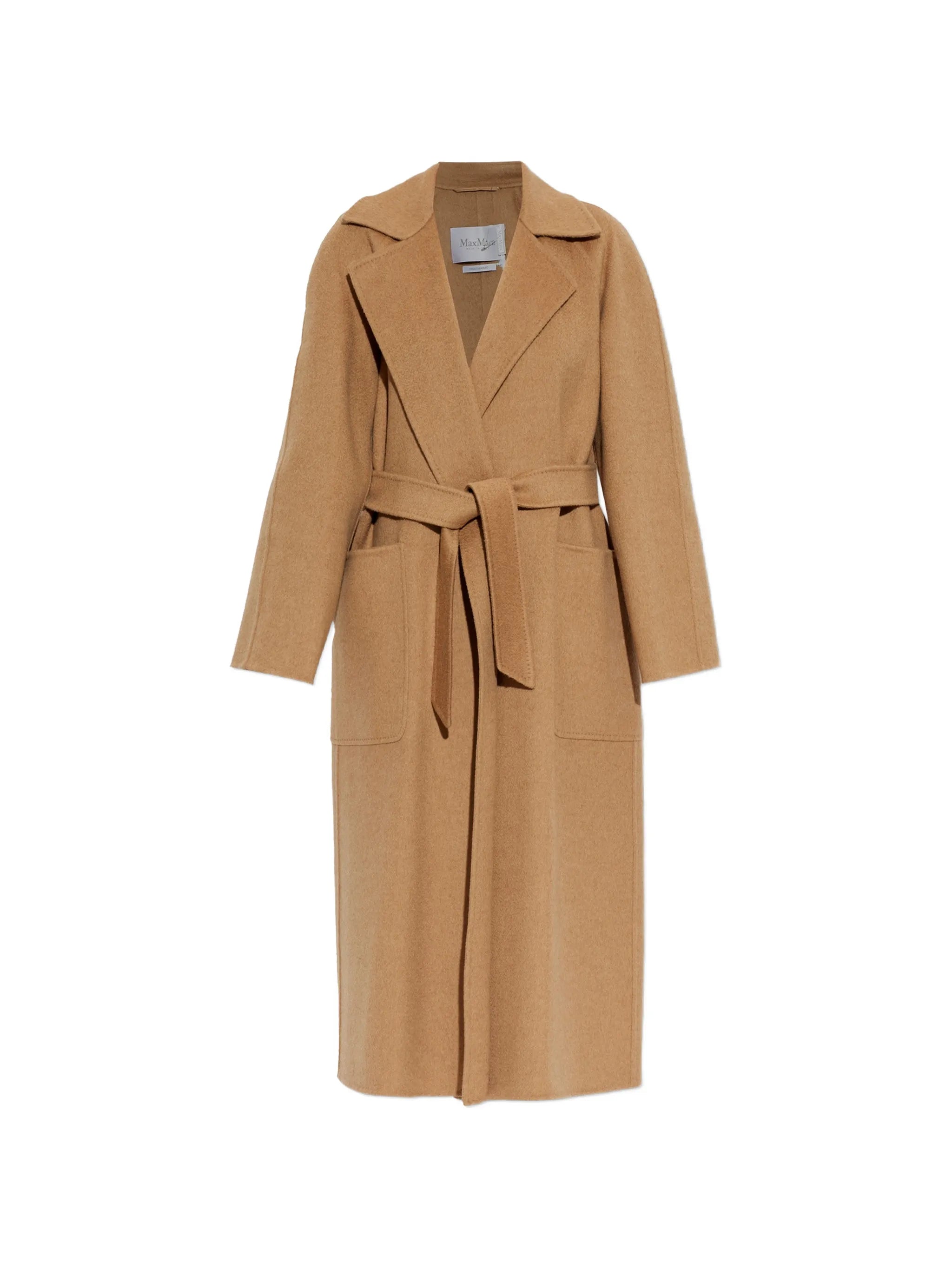long camel robe coat