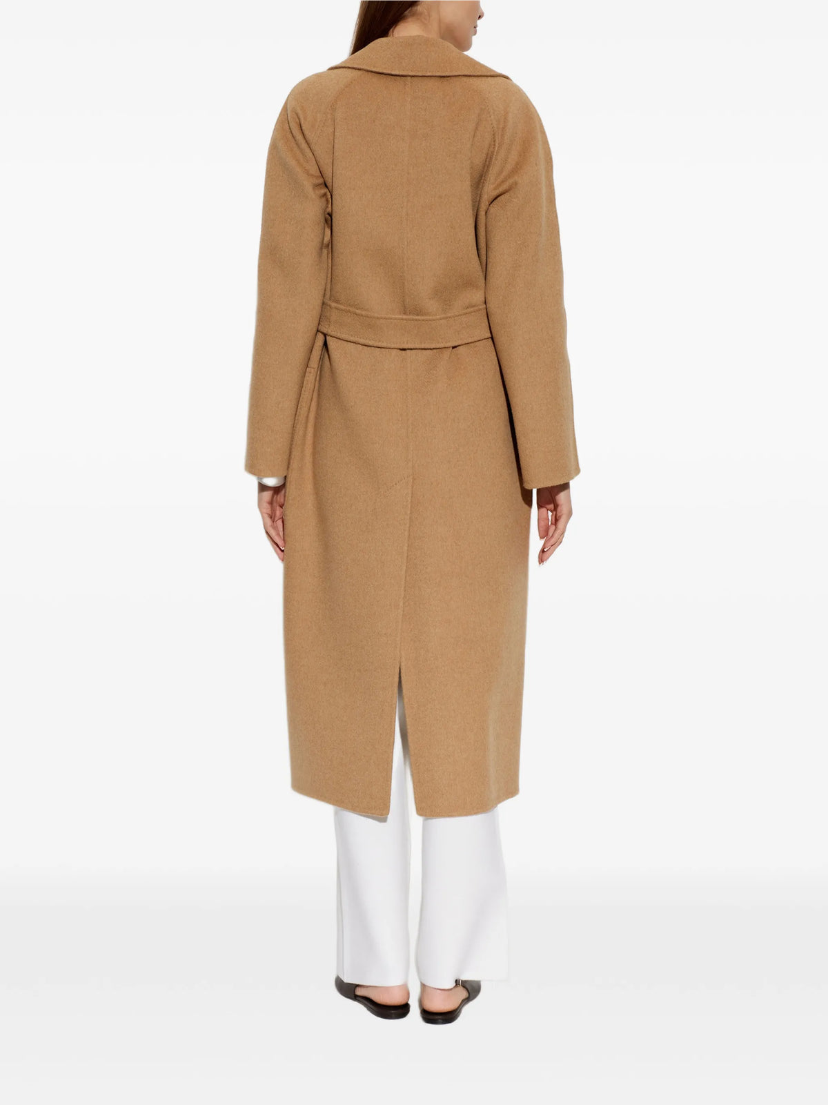 long camel robe coat