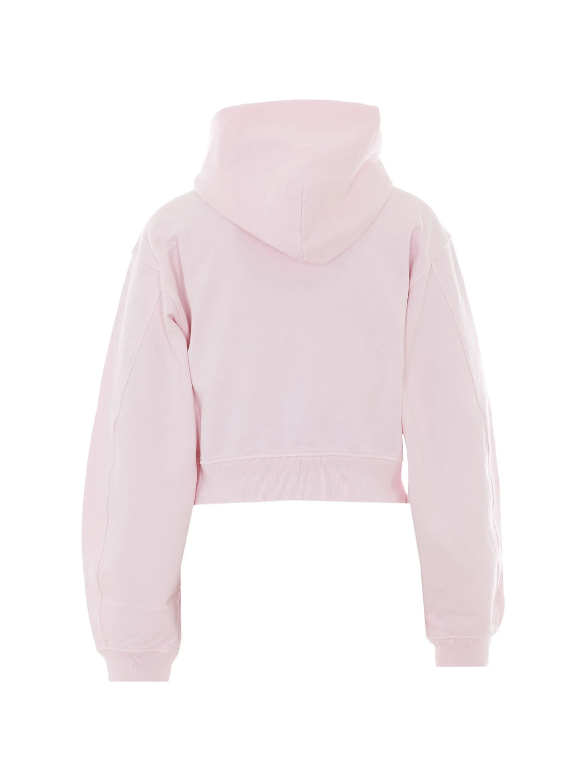 logo print zip-up hoodie