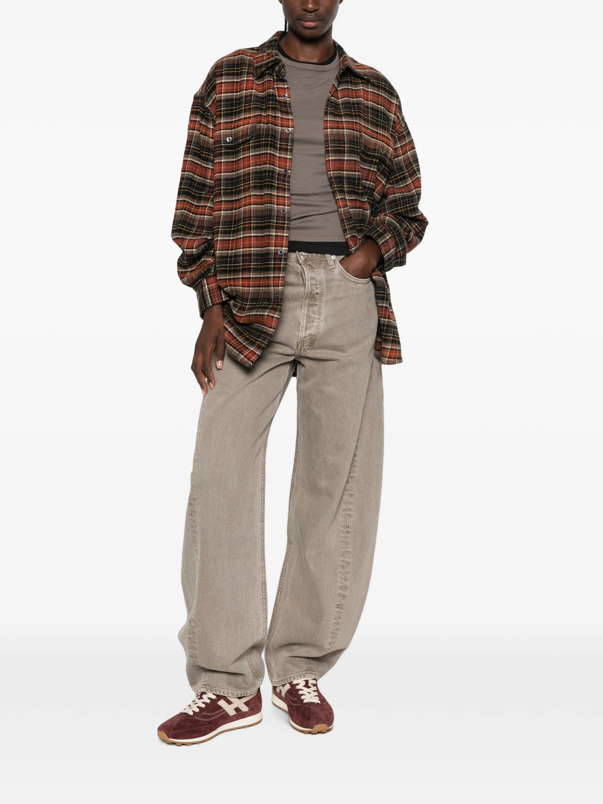 Luna belt-loop  jeans