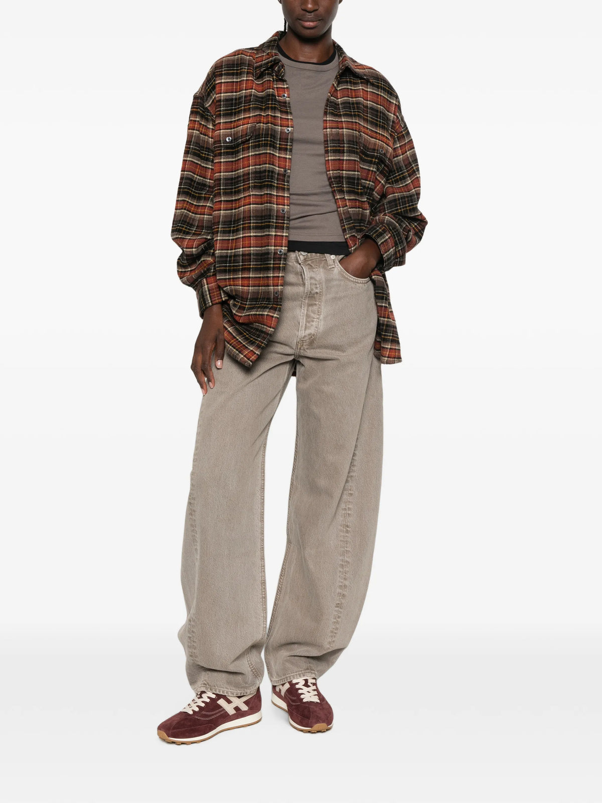Luna belt-loop  jeans