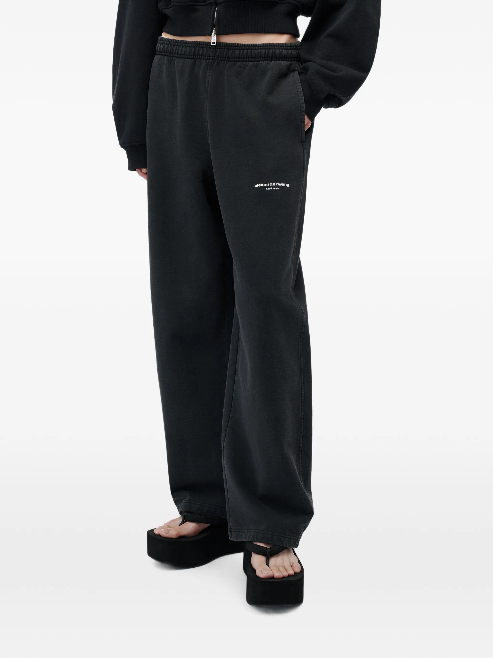 logo-print mid-rise relaxed sweatpants