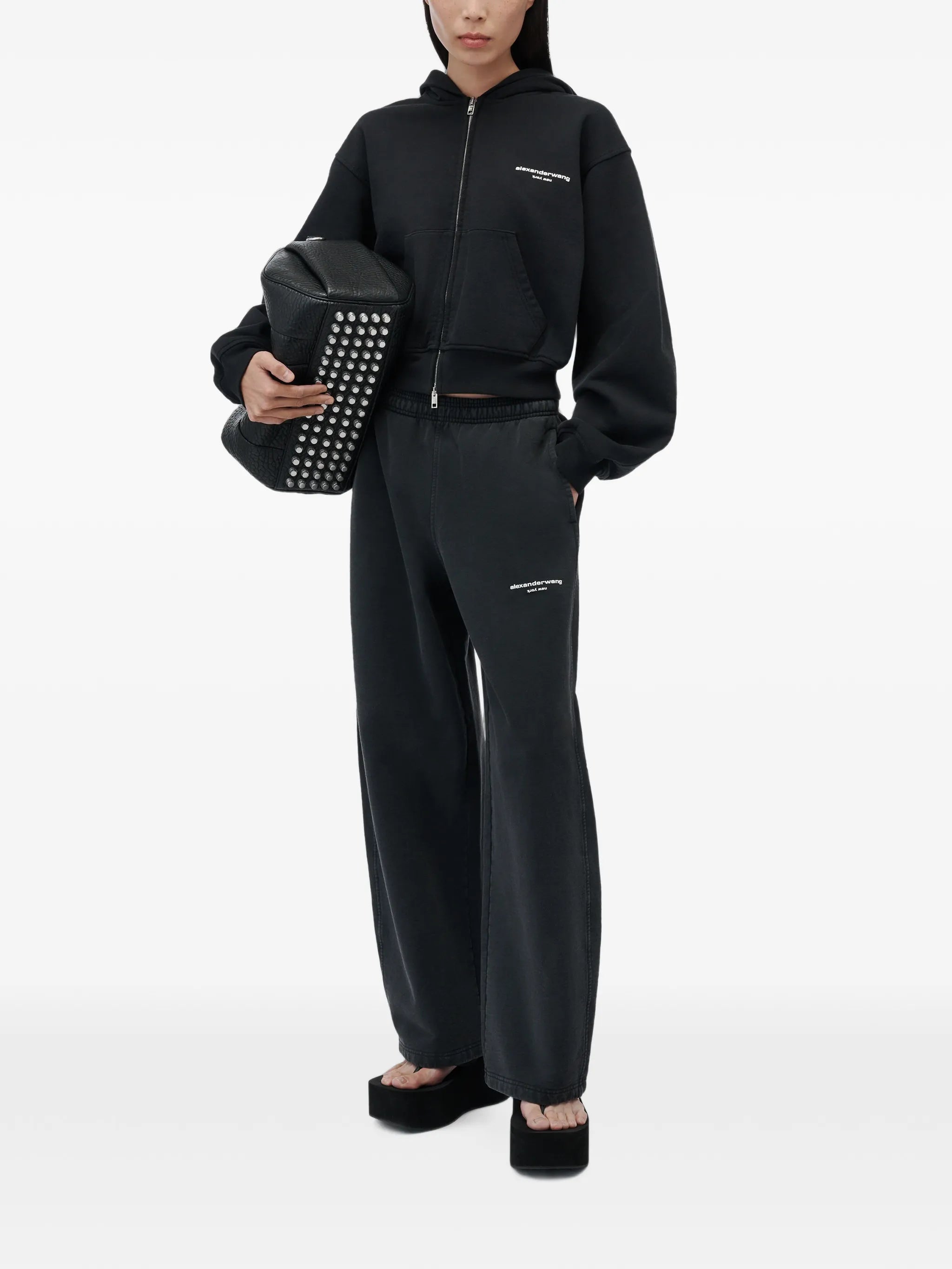 logo-print mid-rise relaxed sweatpants