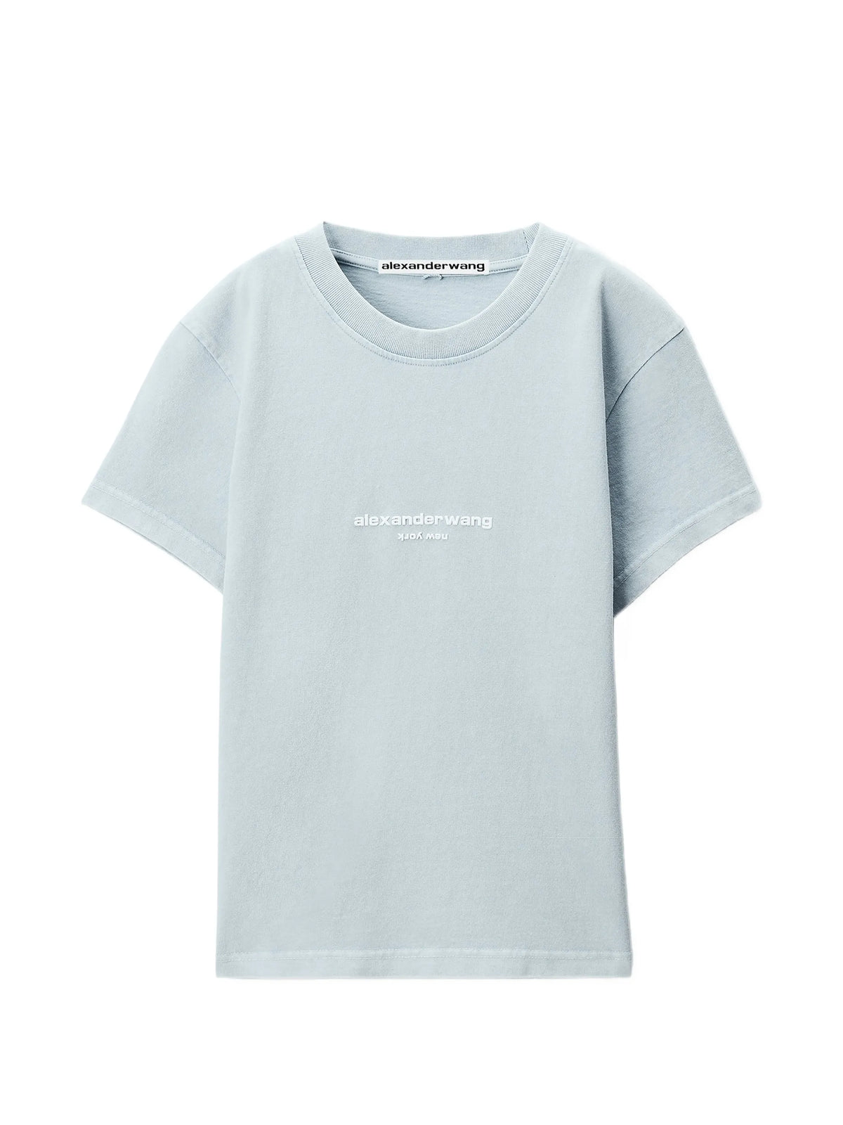 logo-print shrunken short-sleeve T-shirt