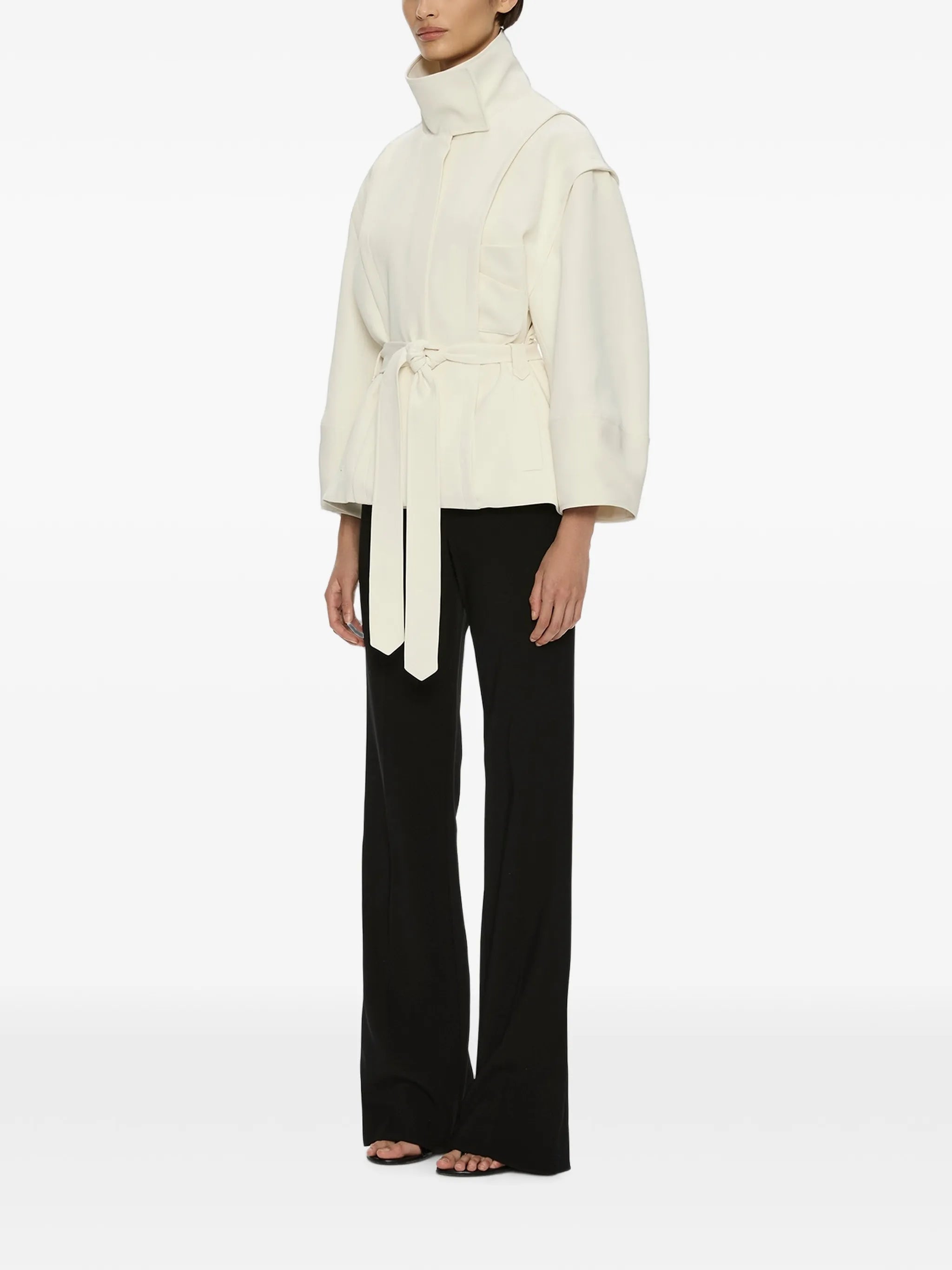Virelle Parapet belt-waist jacket