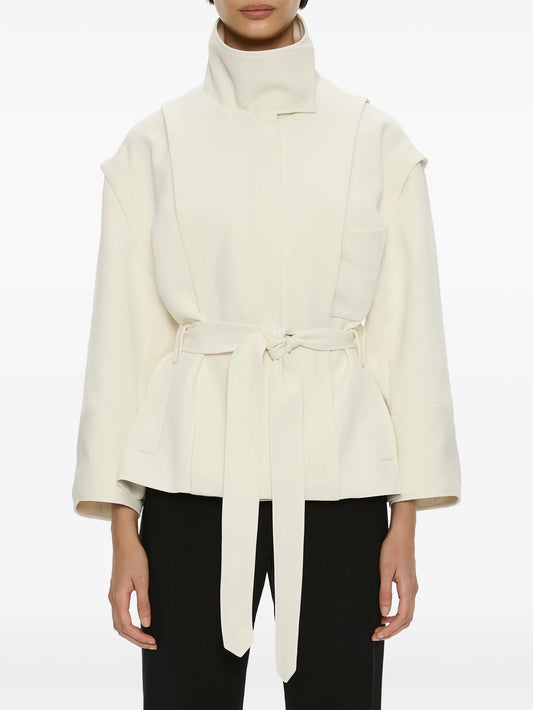 Virelle Parapet belt-waist jacket