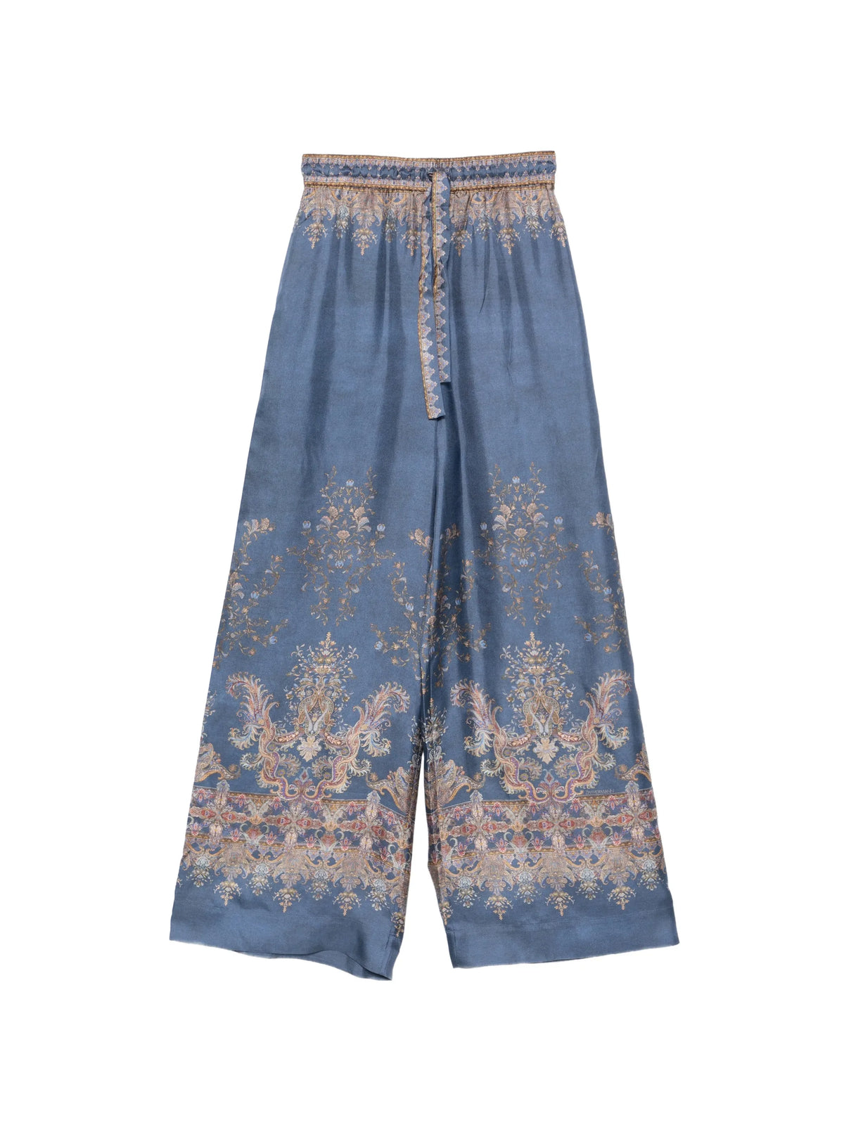 Valiant paisley-print wide-leg trousers