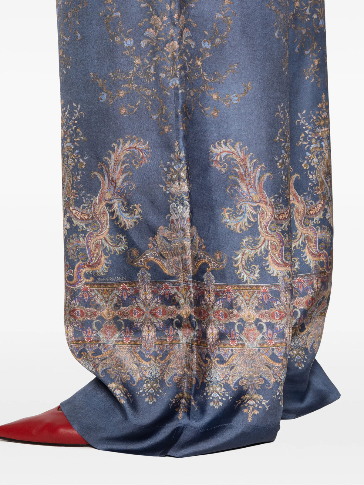 Valiant paisley-print wide-leg trousers