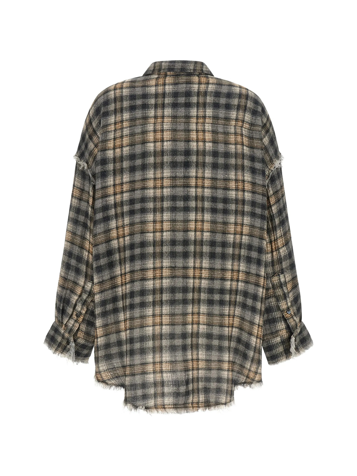 plaid-pattern shirt
