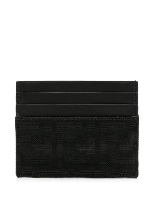 FF logo-pattern cardholder