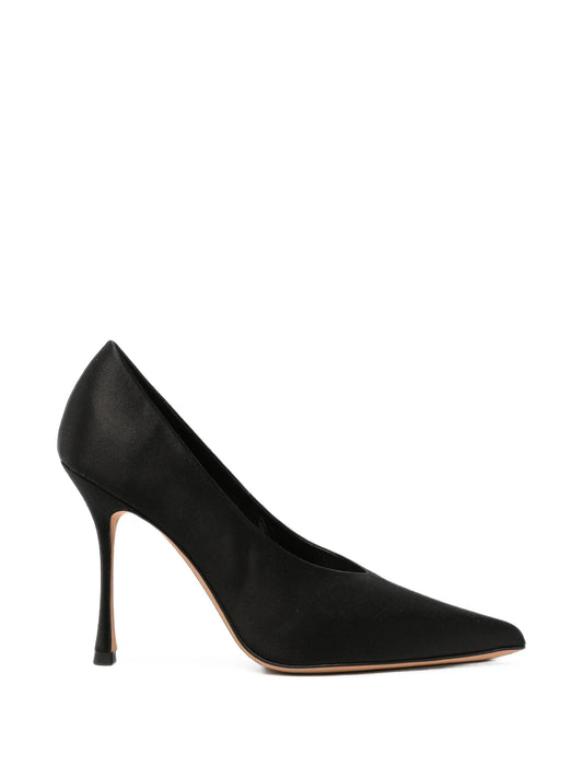 Kiss satin pumps
