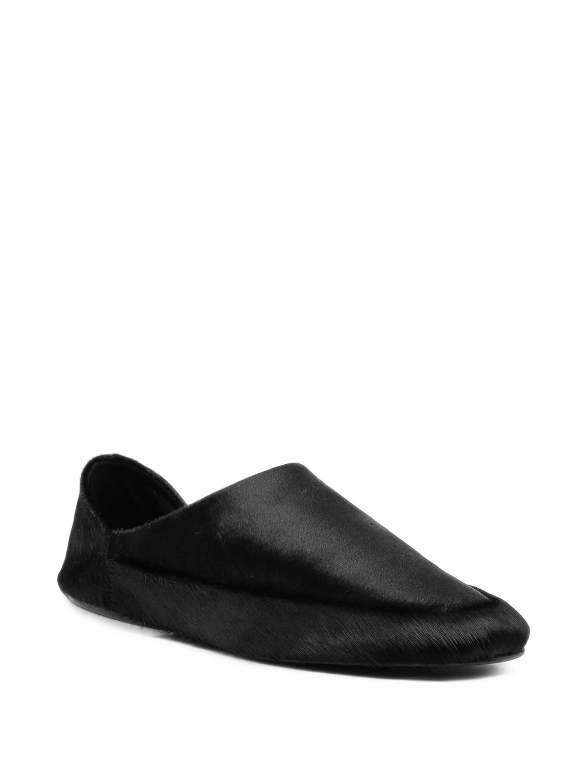 Floor pony hair slippers