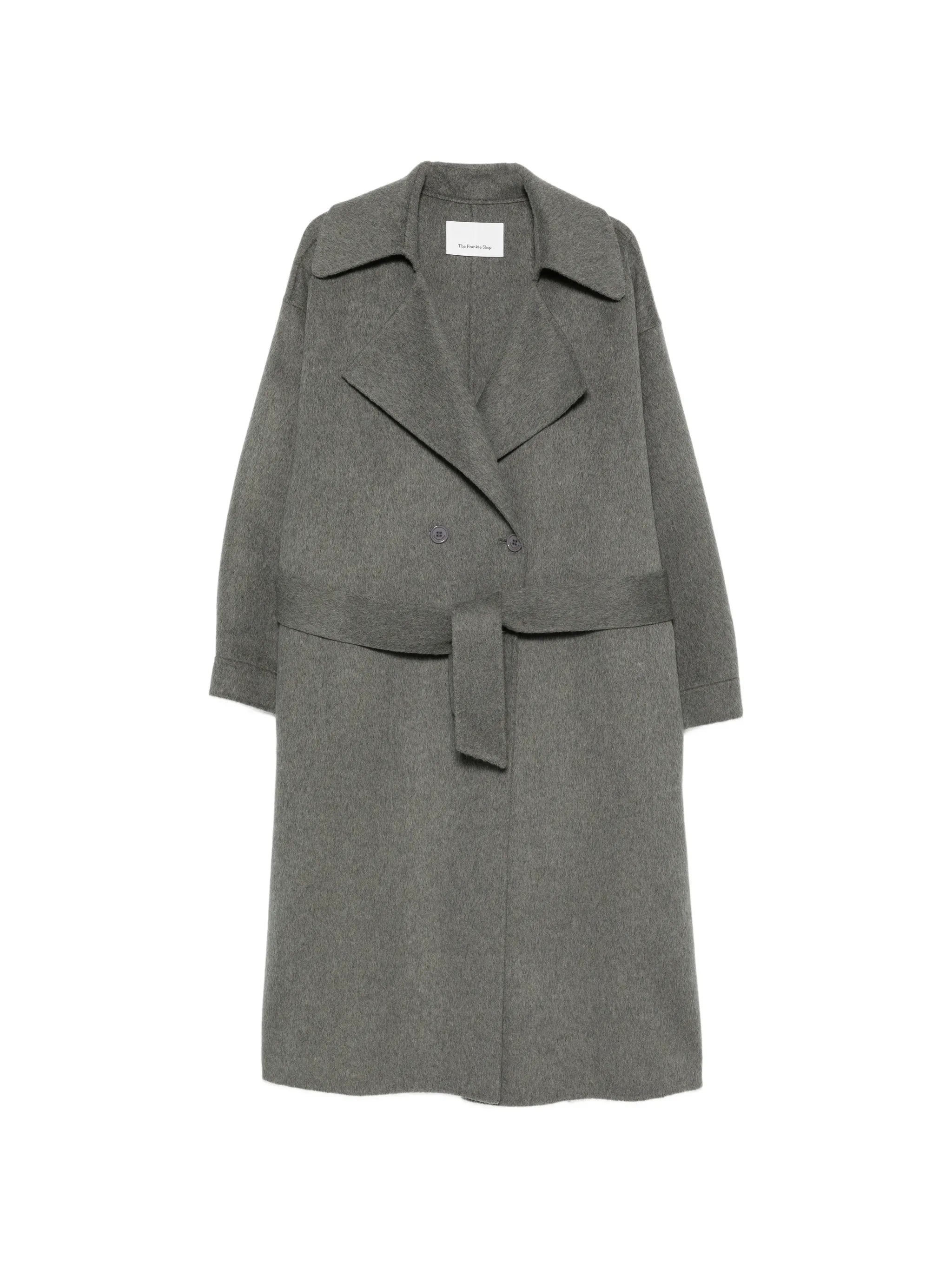 Issen double-breasted belted coat