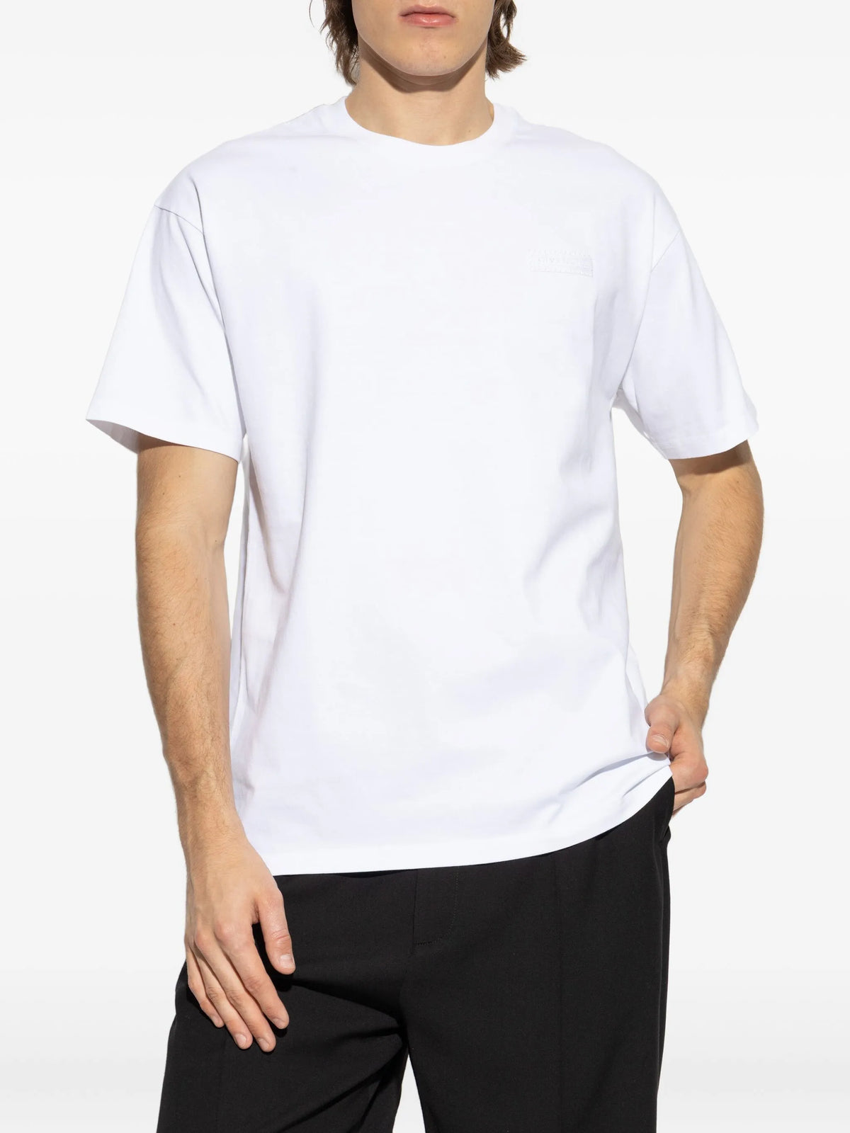 T-shirt in cotton with Givenchy patch