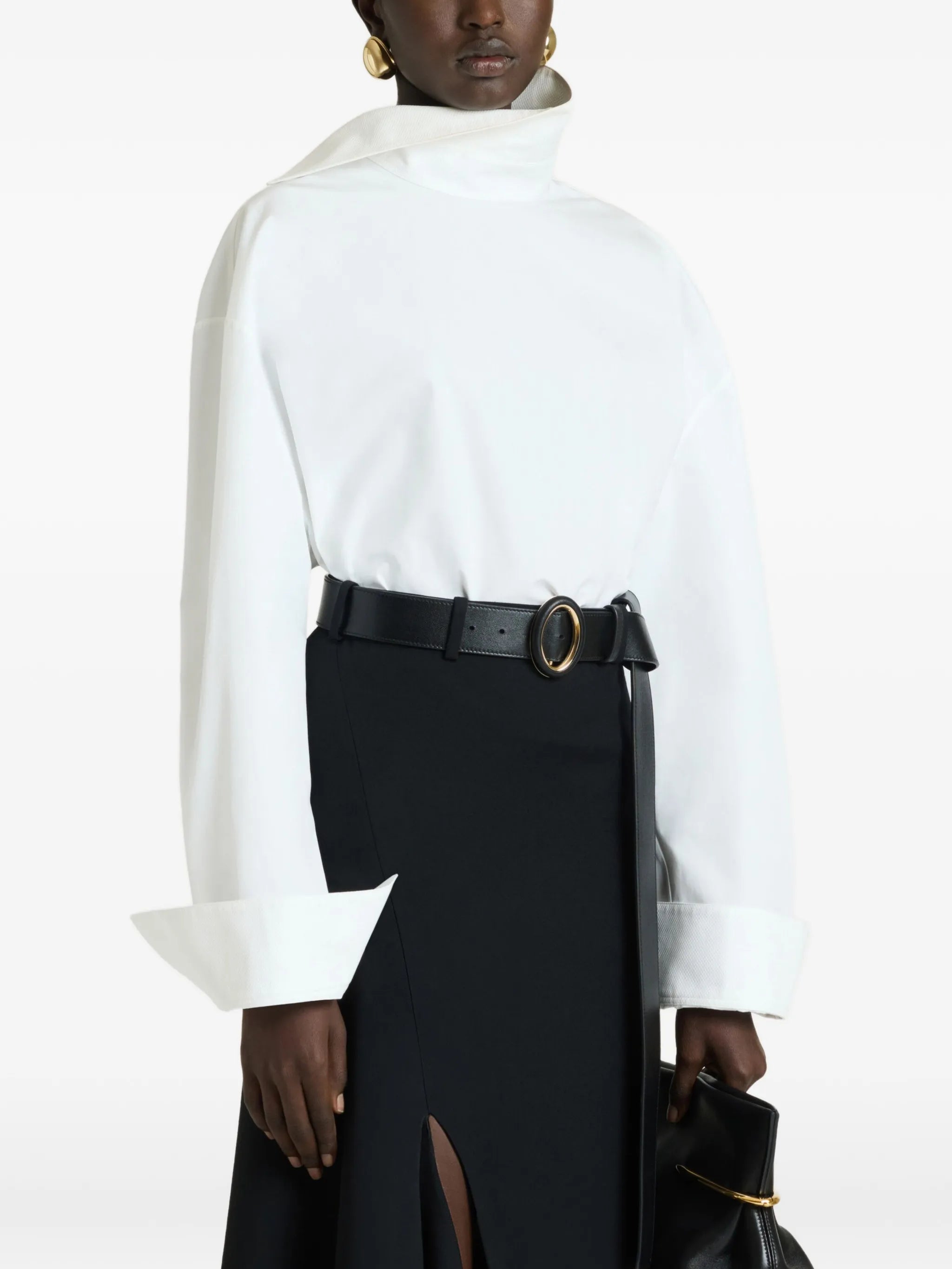 Back-to-front shirt in poplin
