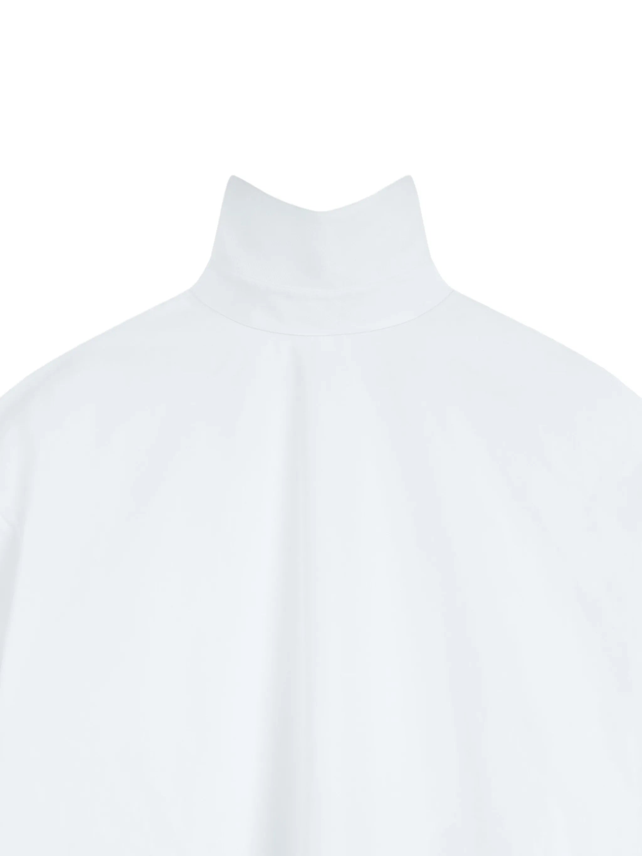 bib-front oversized blouse