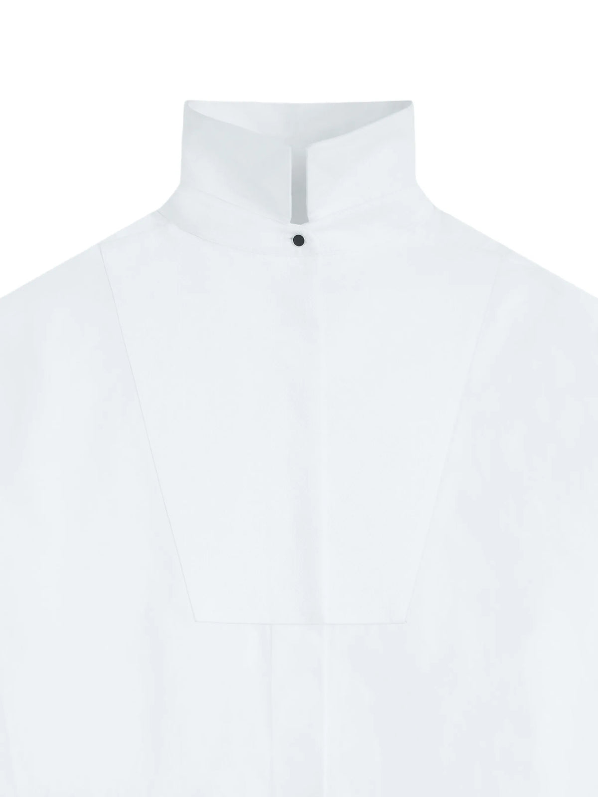 bib-front oversized blouse