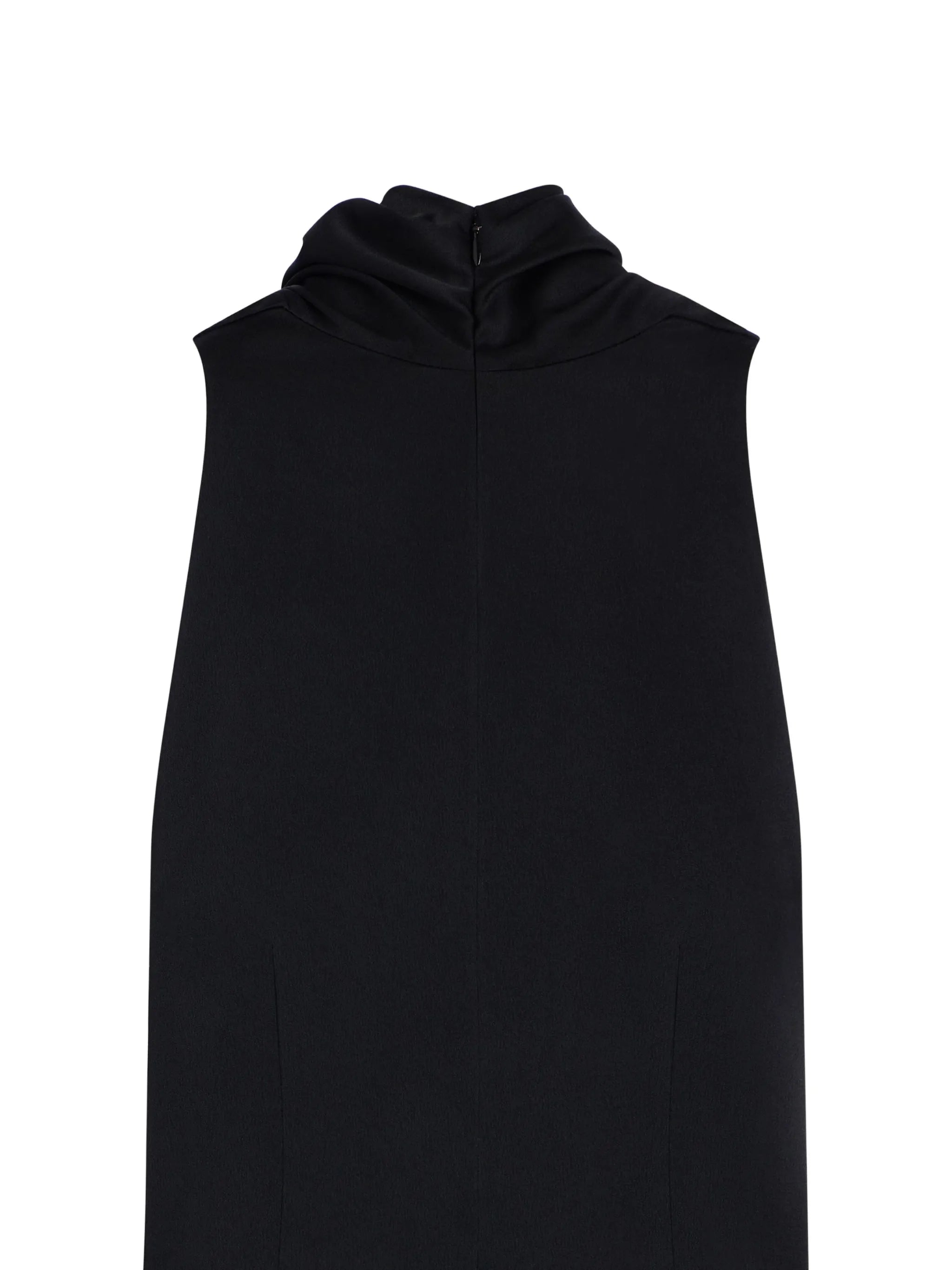 Draped top in crepe satin