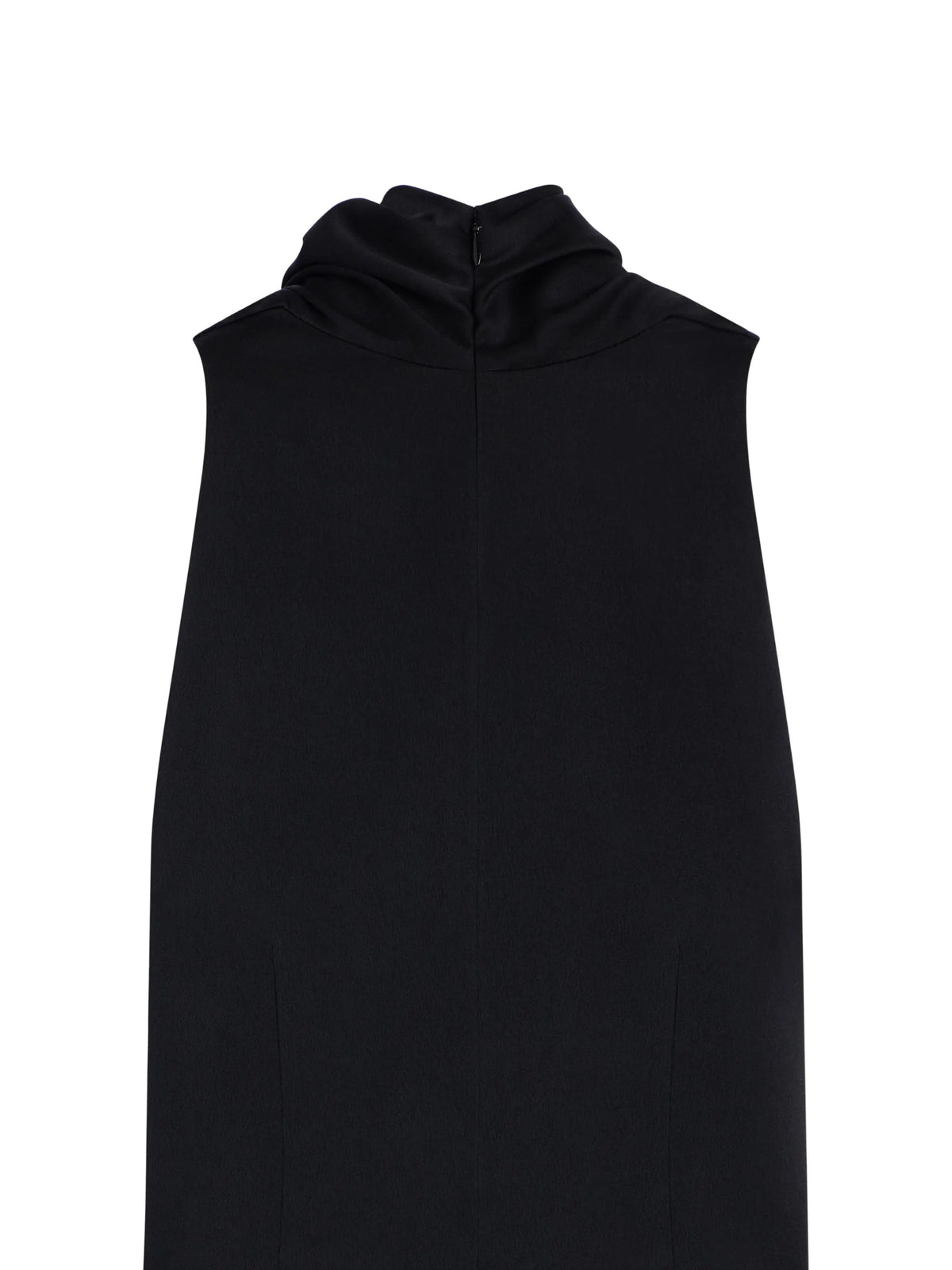 draped top in crepe satin
