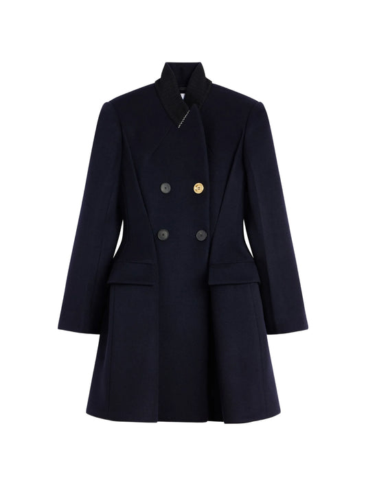 pinch coat in wool and cashmere