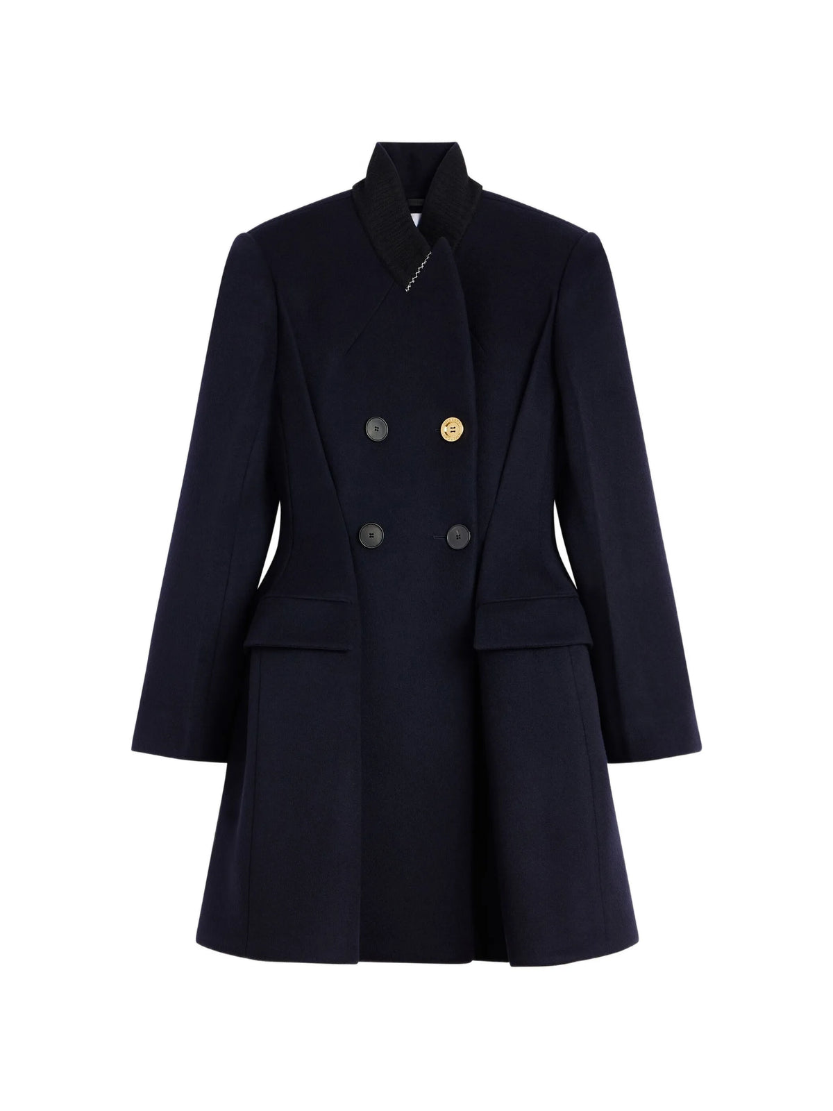 pinch coat in wool and cashmere