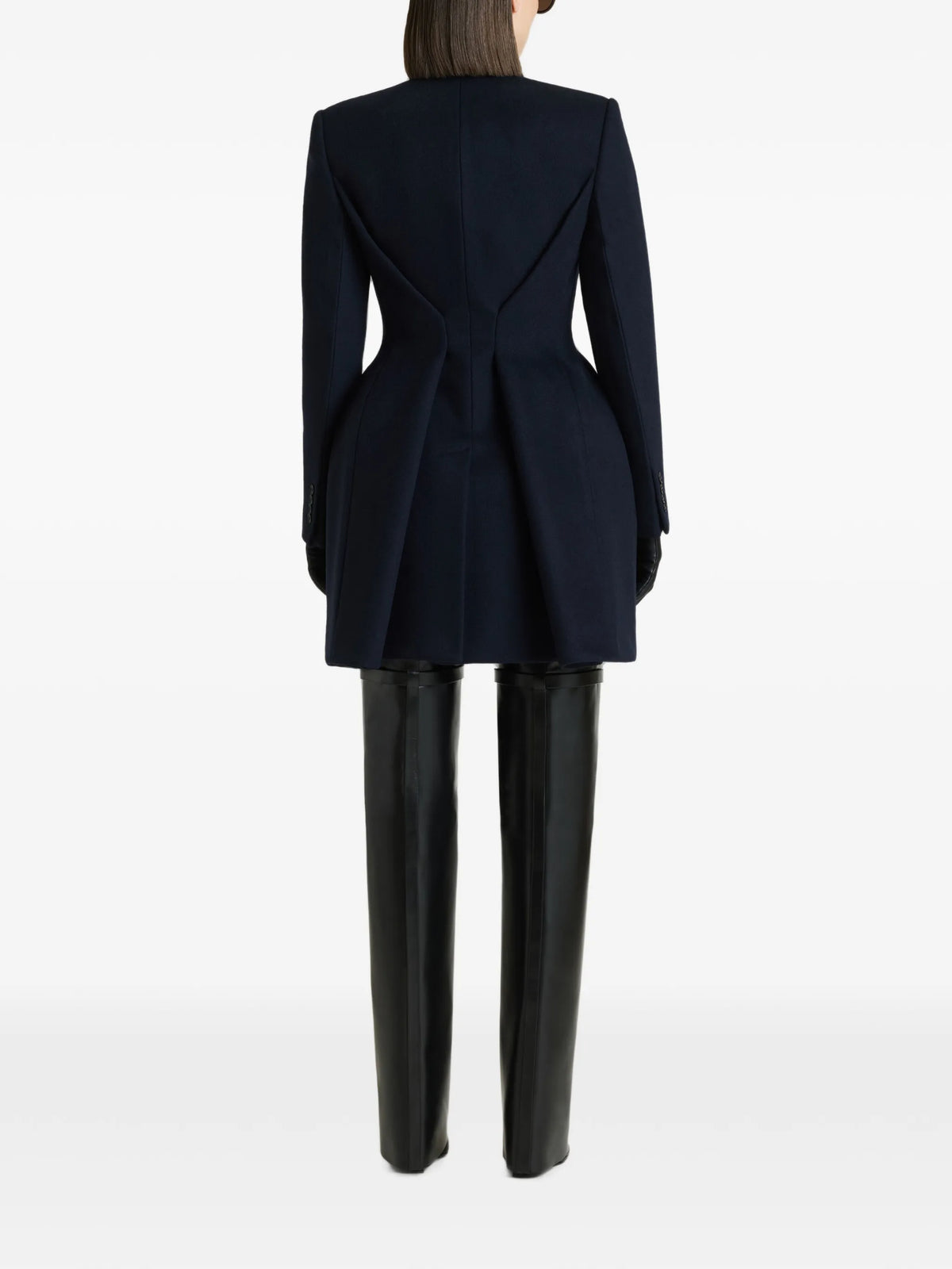 pinch coat in wool and cashmere