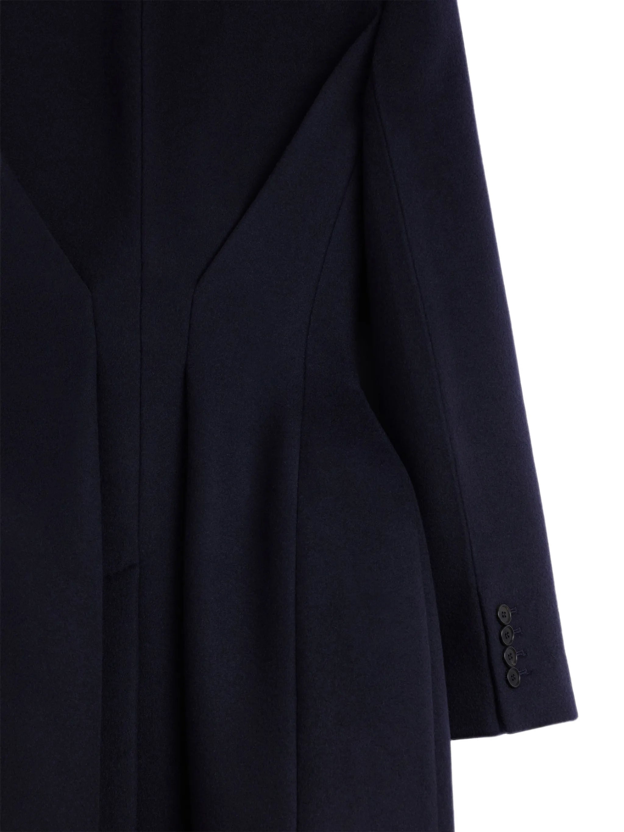 pinch coat in wool and cashmere