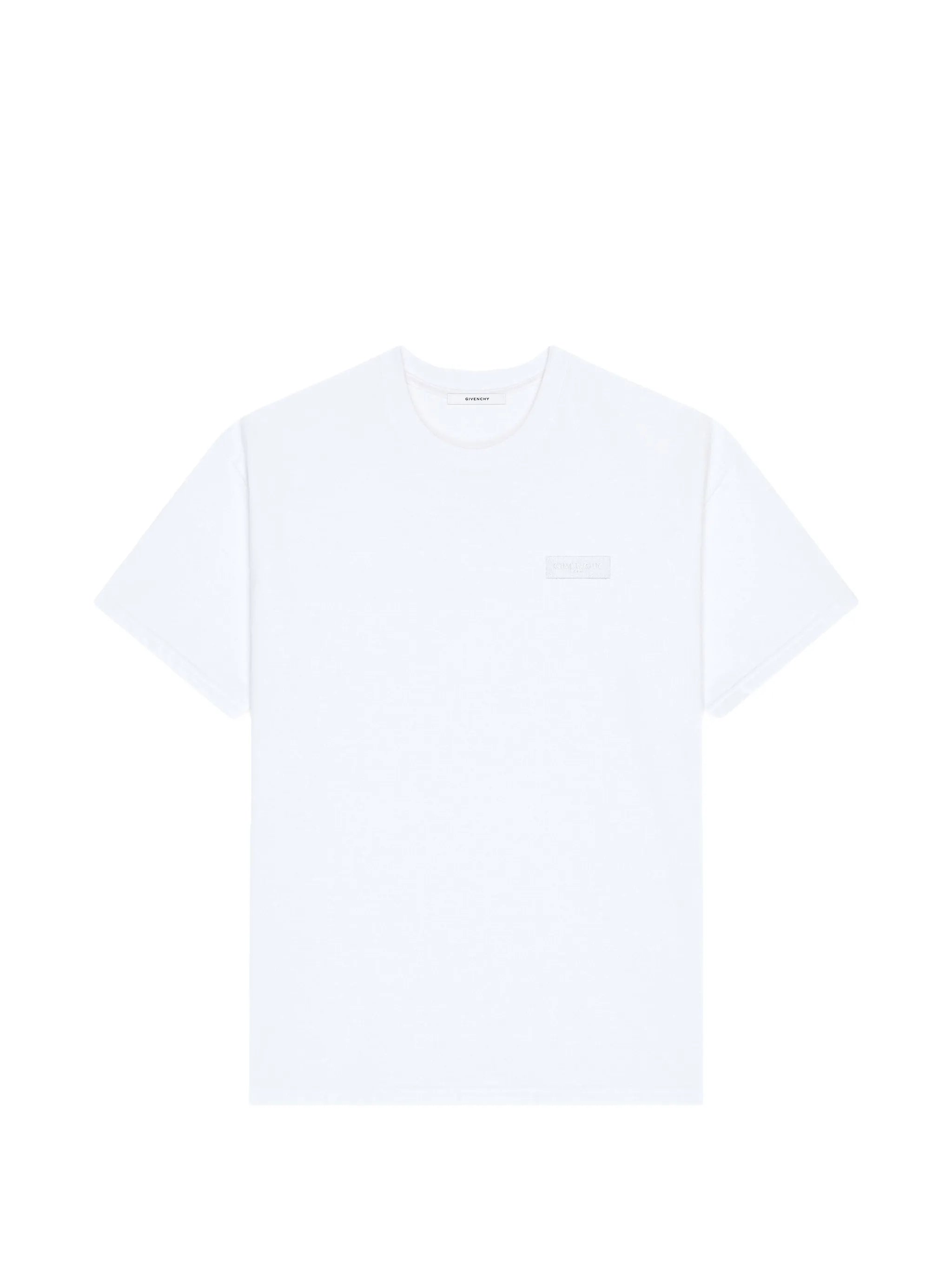 T-shirt in cotton with Givenchy Paris gros grain