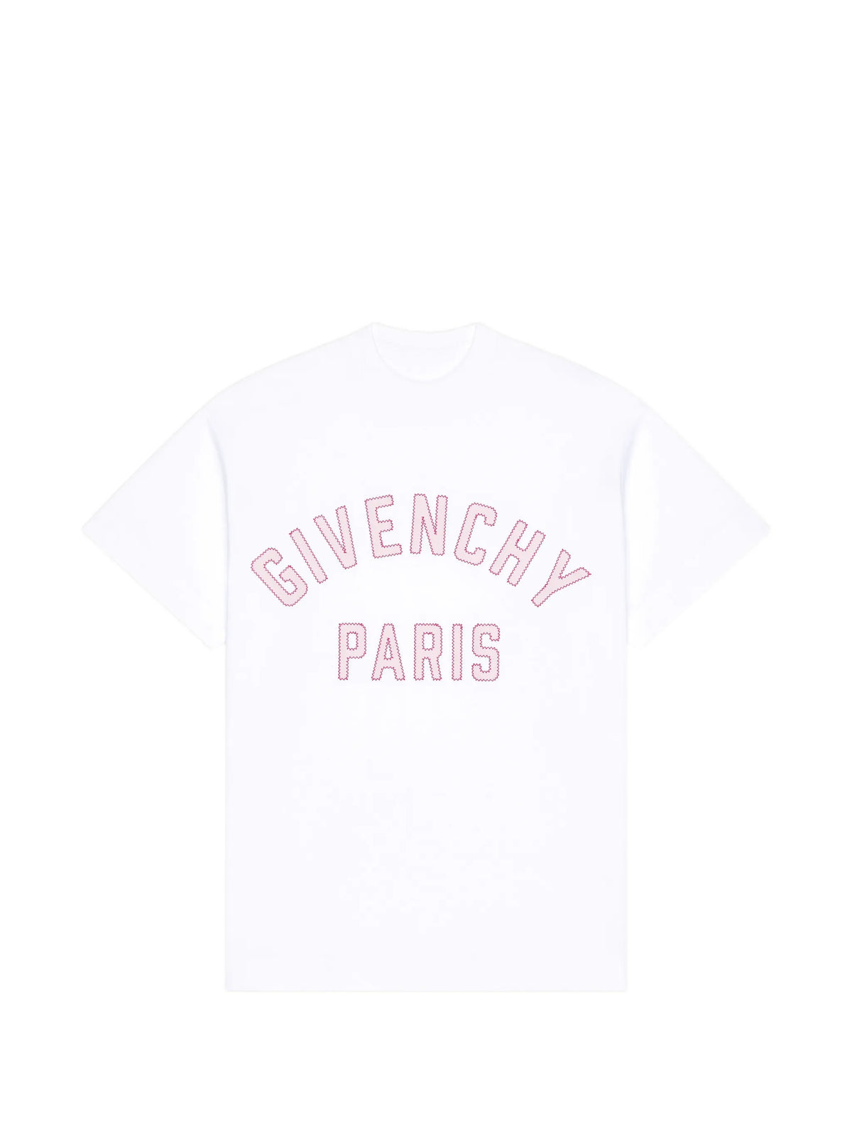 T-shirt in cotton with Paris embroidery