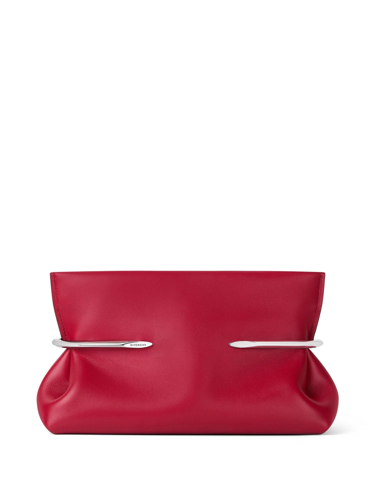 Pinch Soft clutch in nappa leather