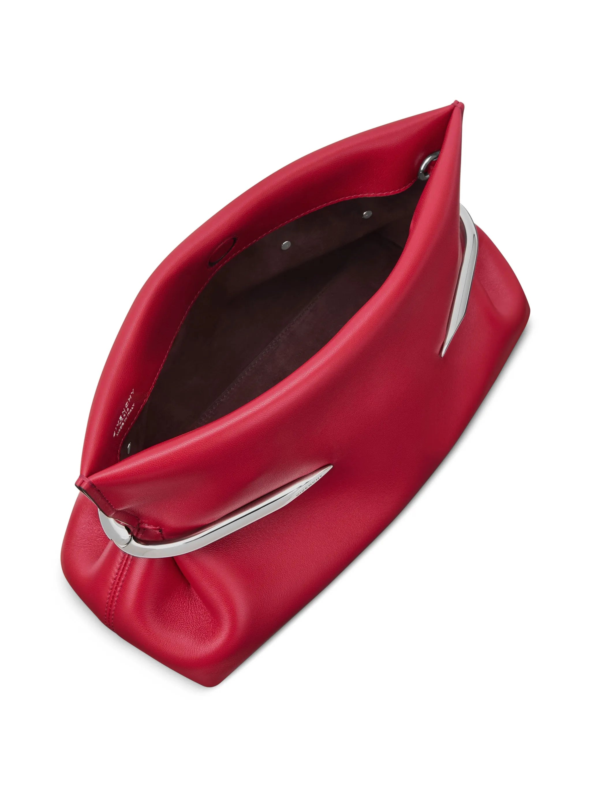 Pinch Soft clutch in nappa leather