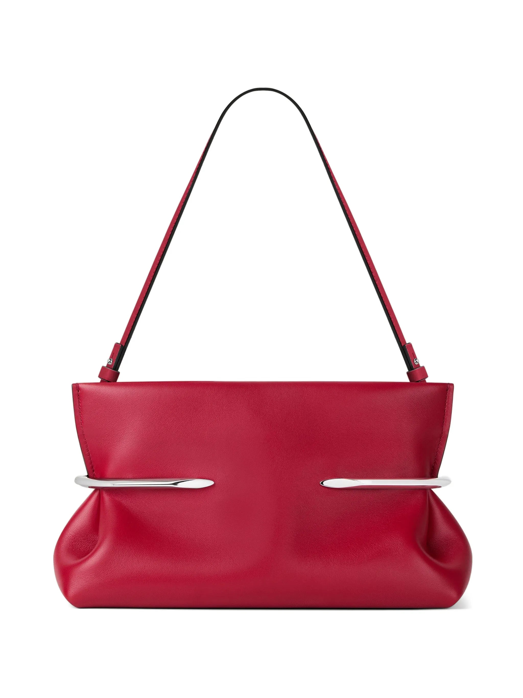 Pinch Soft clutch in nappa leather