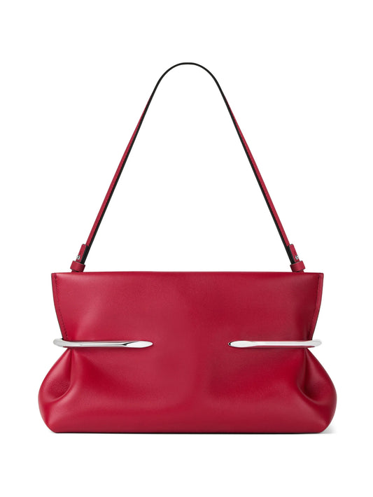 Pinch Soft clutch in nappa leather