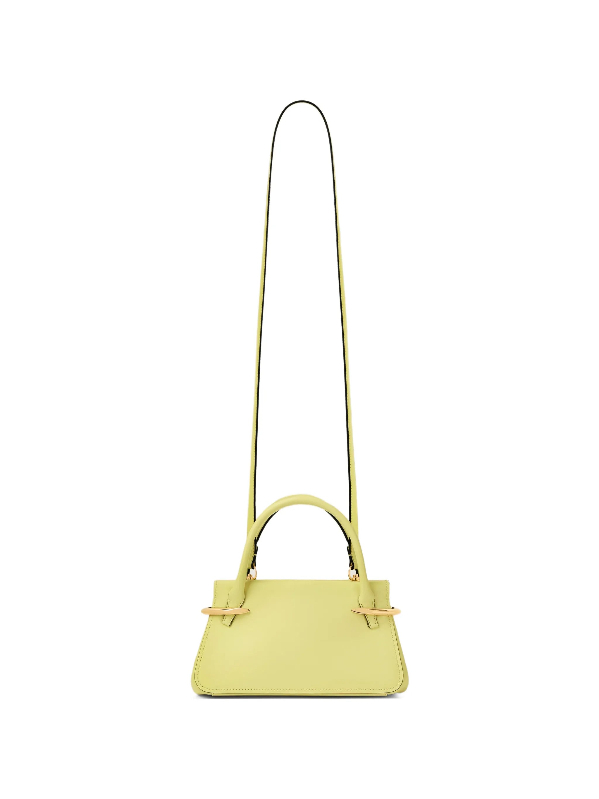mini pinch bag in leather